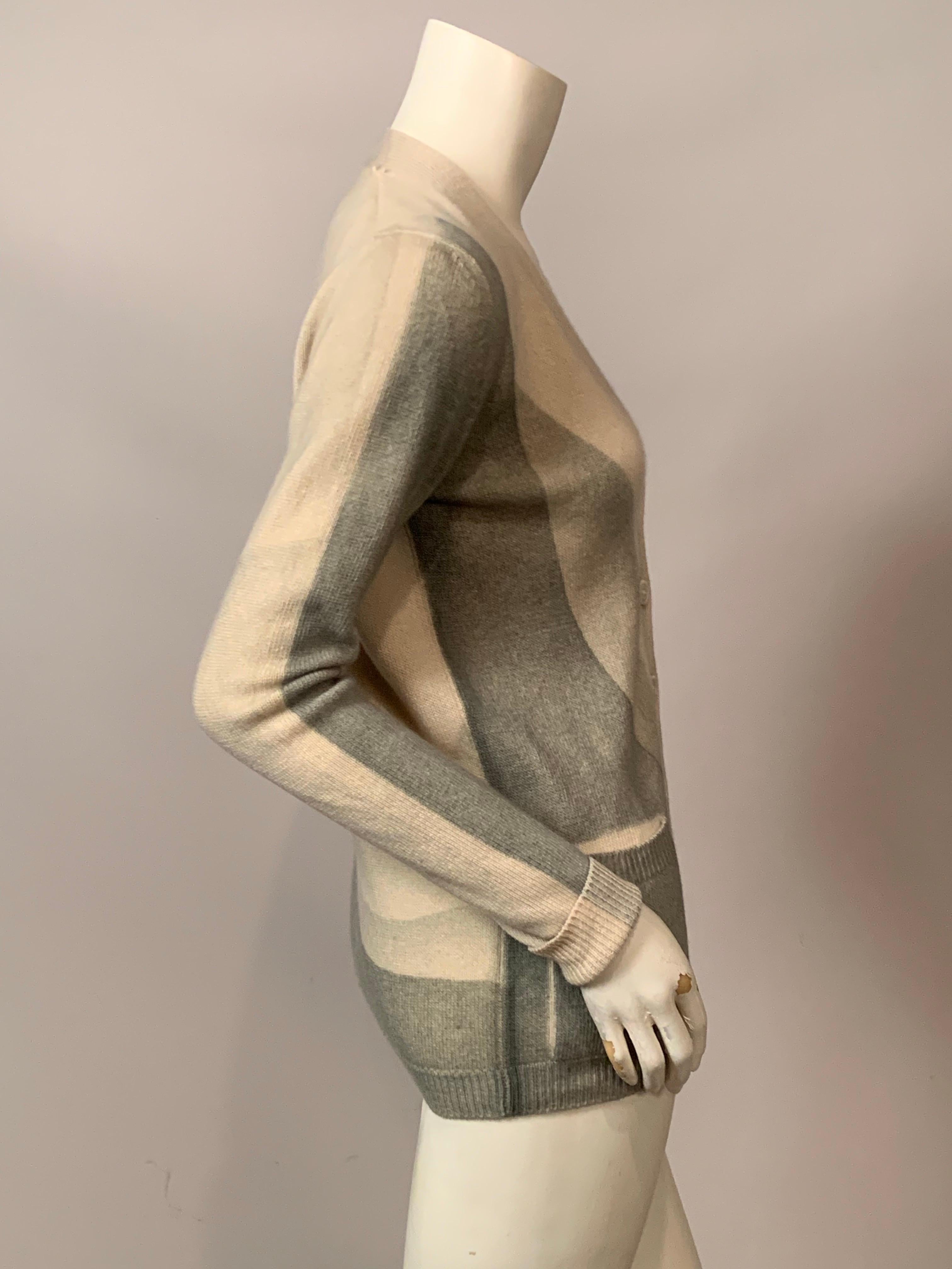 Cardigan in cachemire di metà secolo moderno Design/One in vendita 1