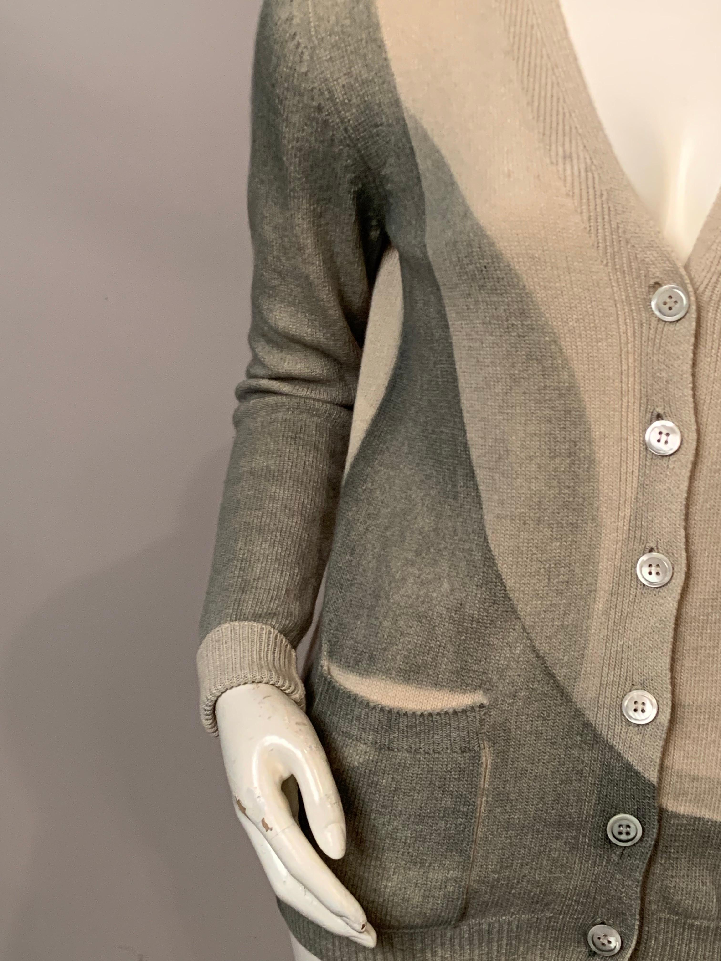 Cardigan in cachemire di metà secolo moderno Design/One in vendita 3