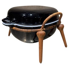 Mid-Century Modern Casserole Dish and Stand From the Anker-Line Range