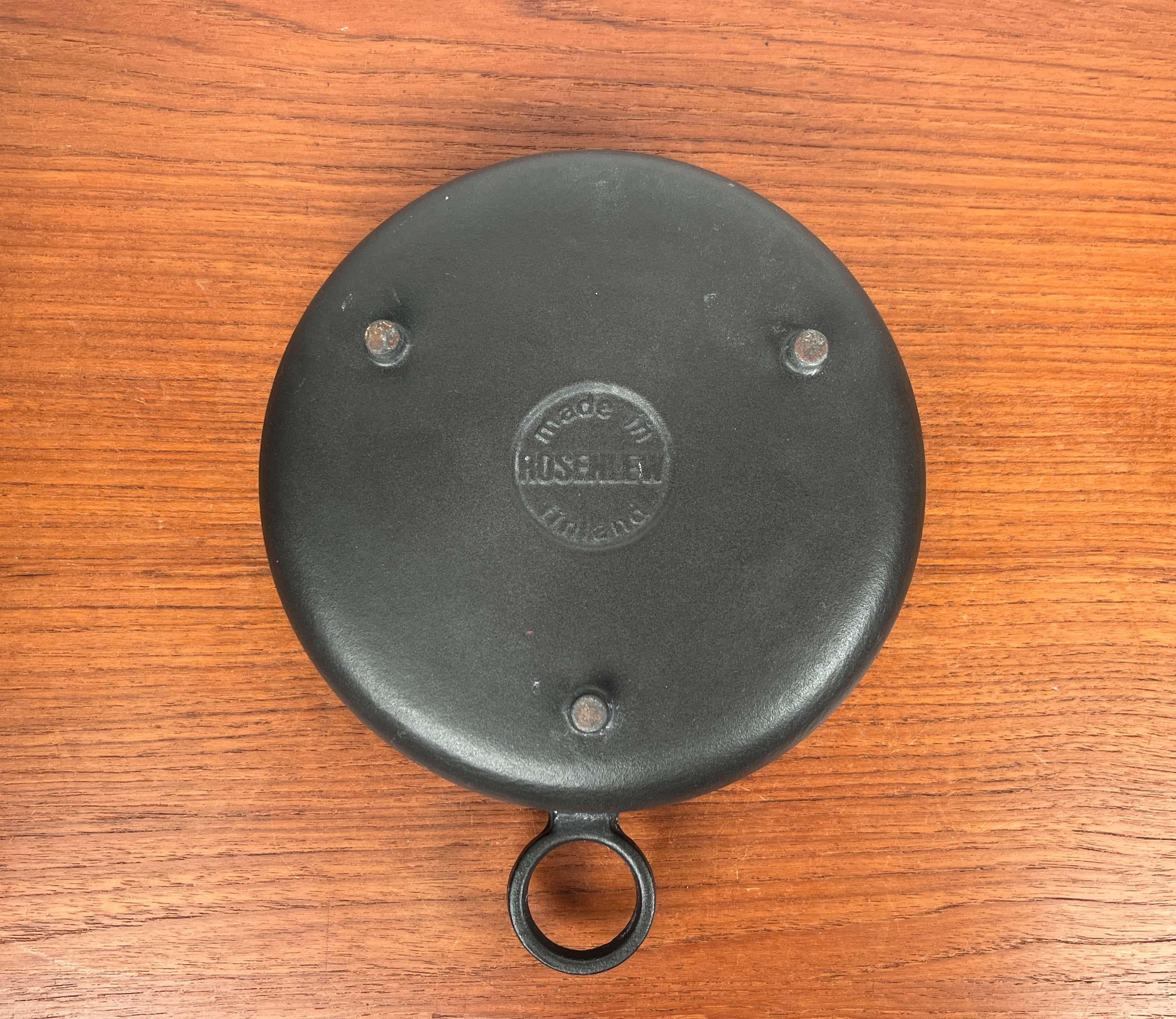 Portacandele in ghisa della modernità di metà secolo Timo Sarpaneva Rosenlew Finlandia 1960 in vendita 10