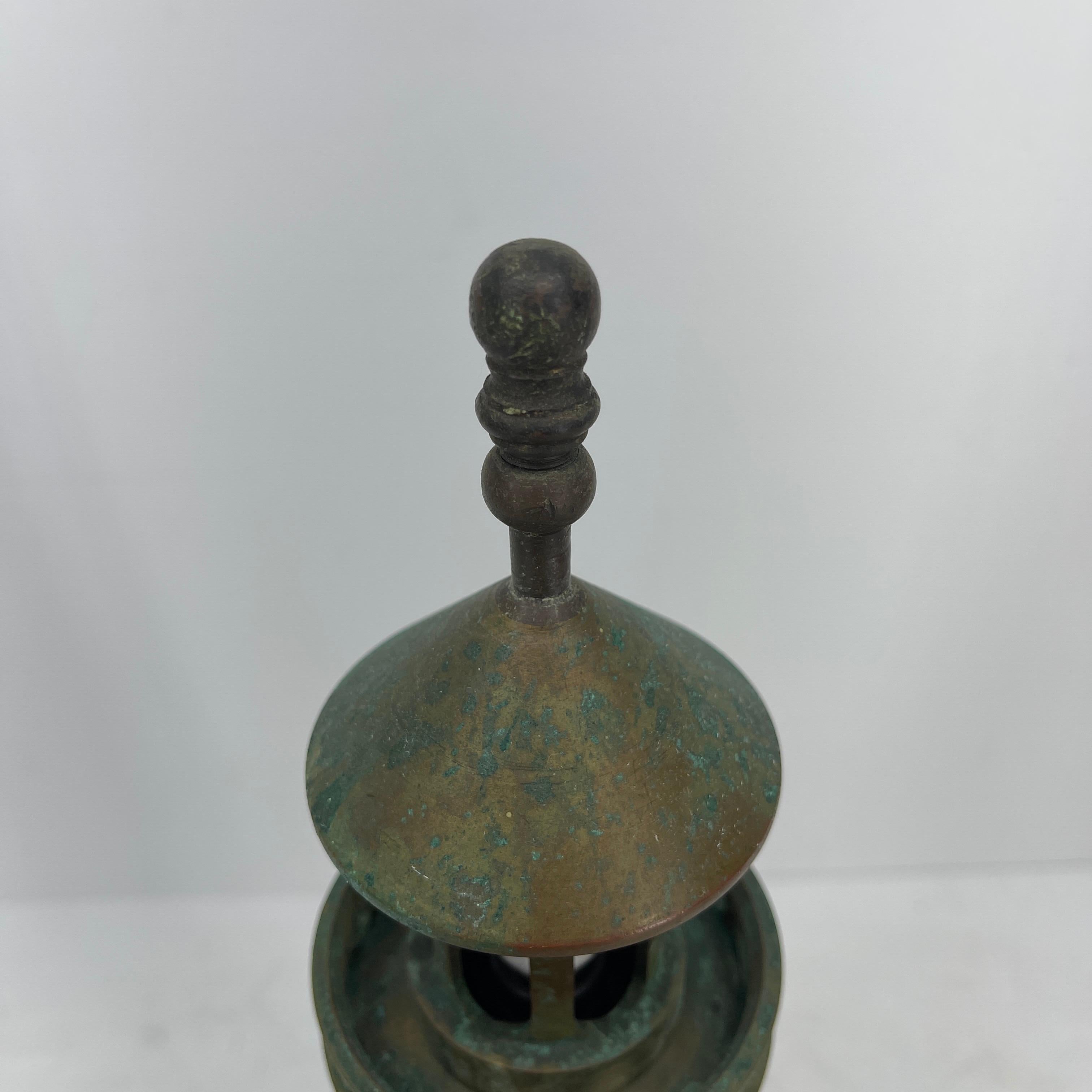 Mid-Century Modern Cast Iron Lighthouse Table Lamp 9
