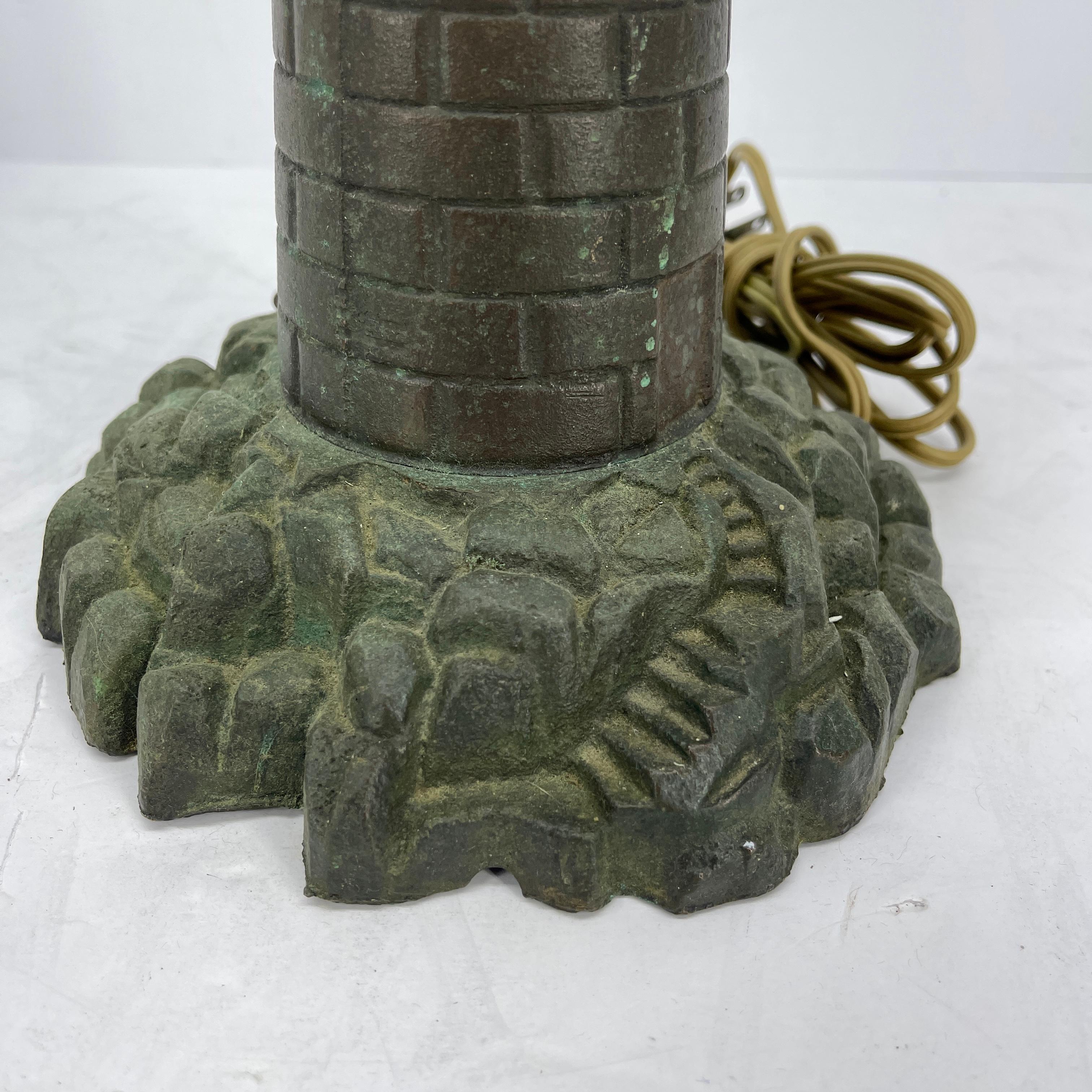 Mid-Century Modern Cast Iron Lighthouse Table Lamp 5