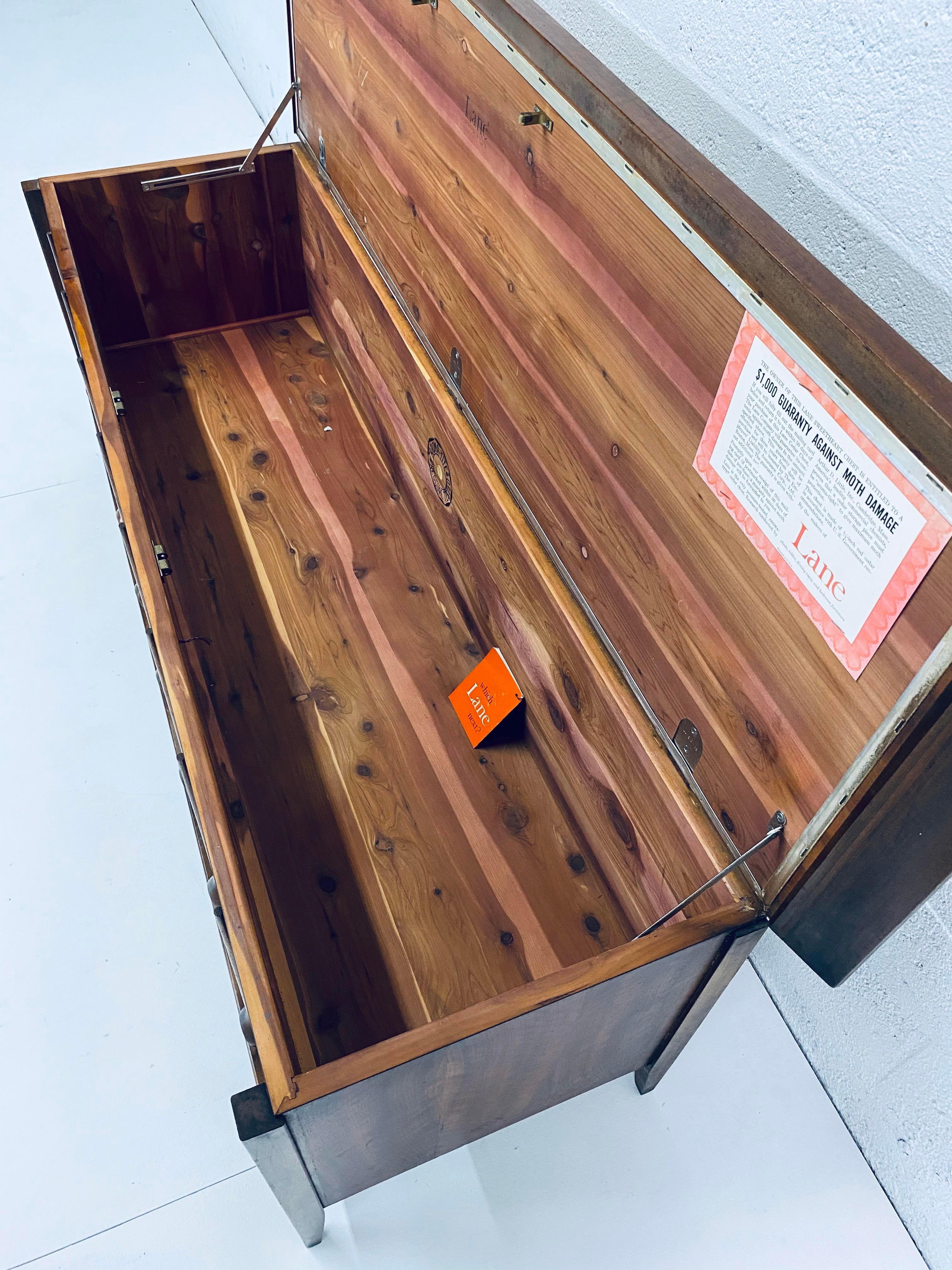 Mid-Century Modern Cedar Lined Chest by Lane 2