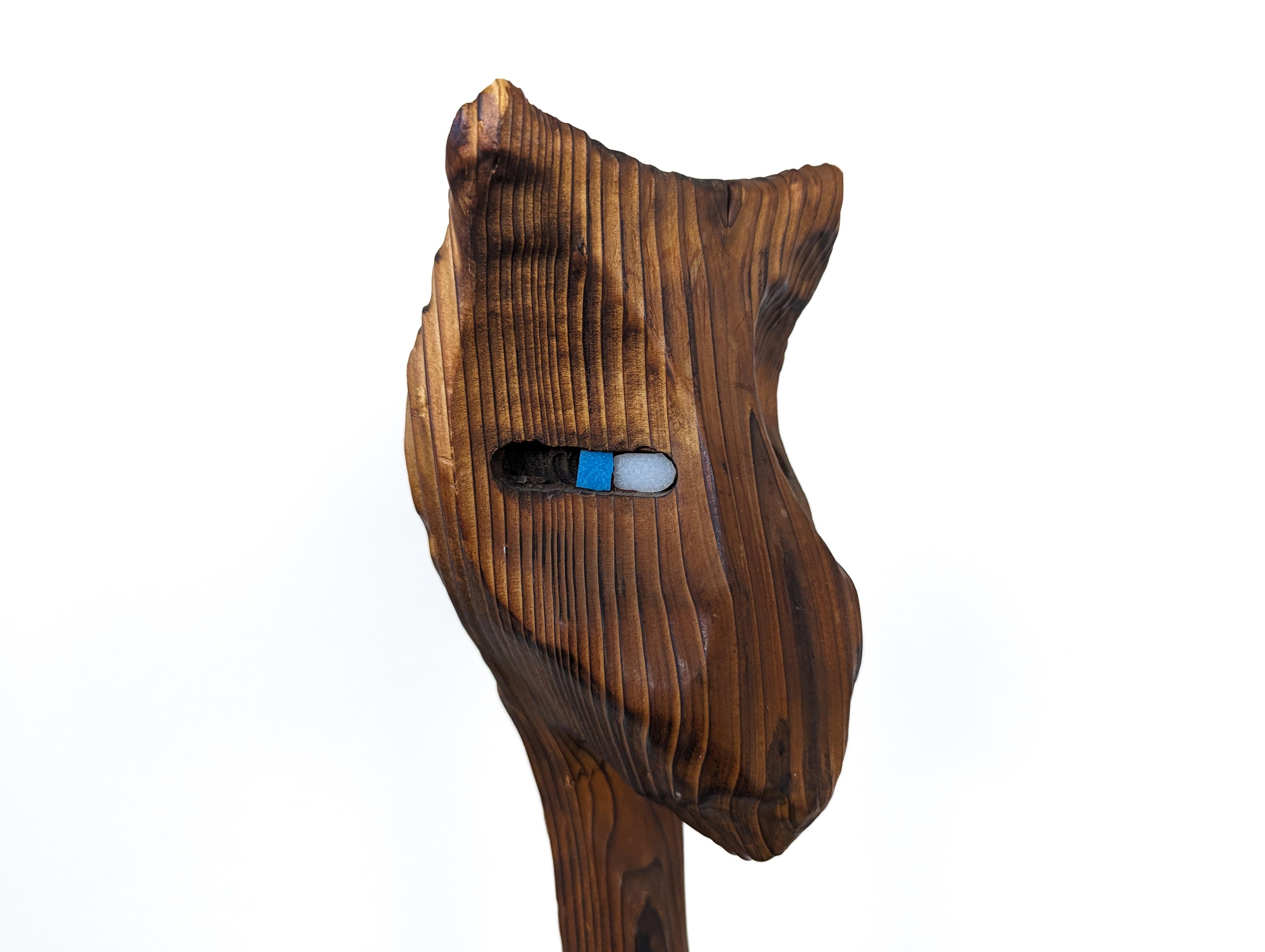 Mid Century Modern Cedar Witco Tiki Cat, c1960s For Sale 3