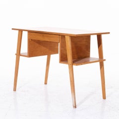 Mid-Century Modern, Cees Braakman, Birch Desk, Netherlands, 1950s