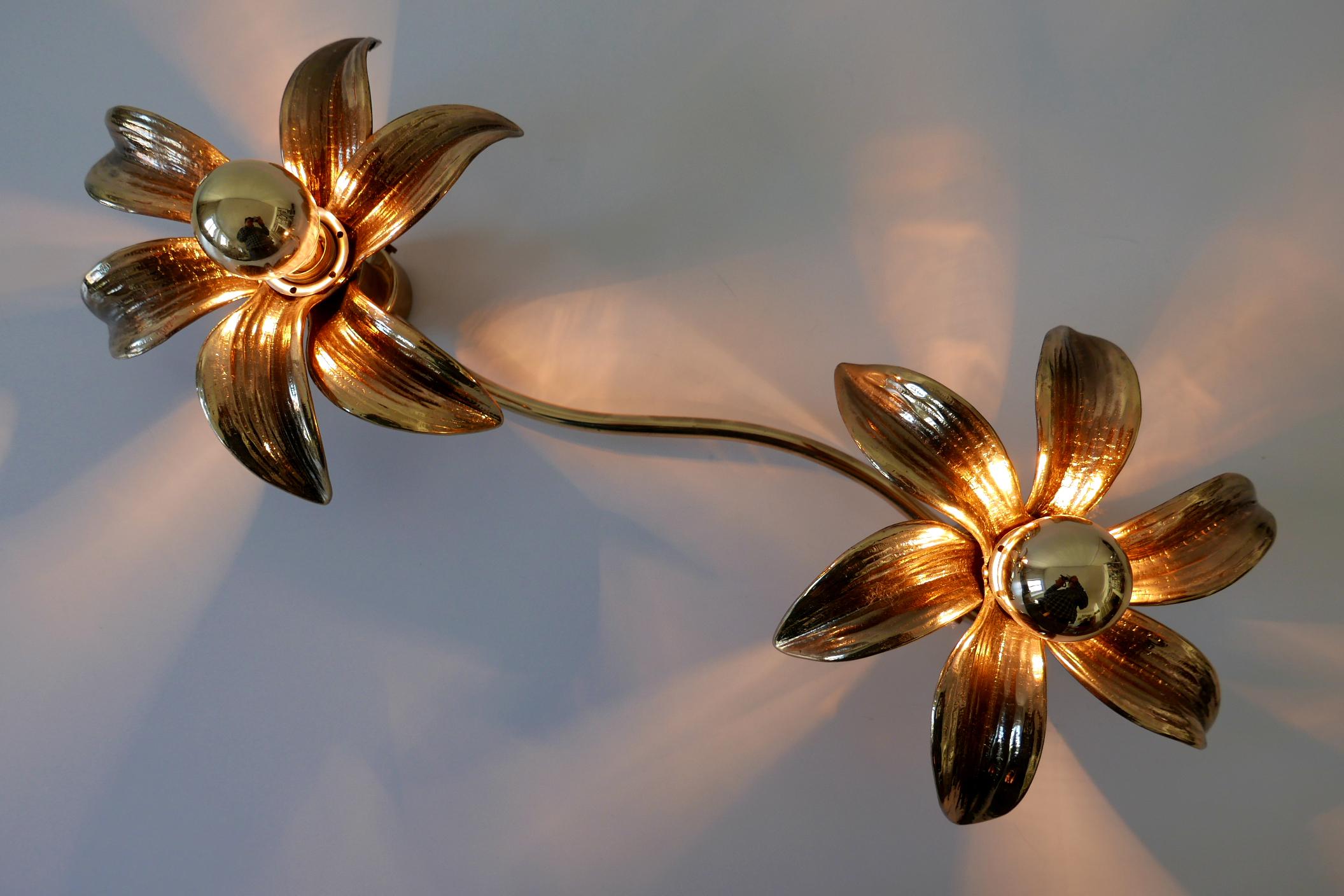 Mid-Century Modern Ceiling Fixture or Wall Lamp by Willy Daro for Massive, 1970s For Sale 2