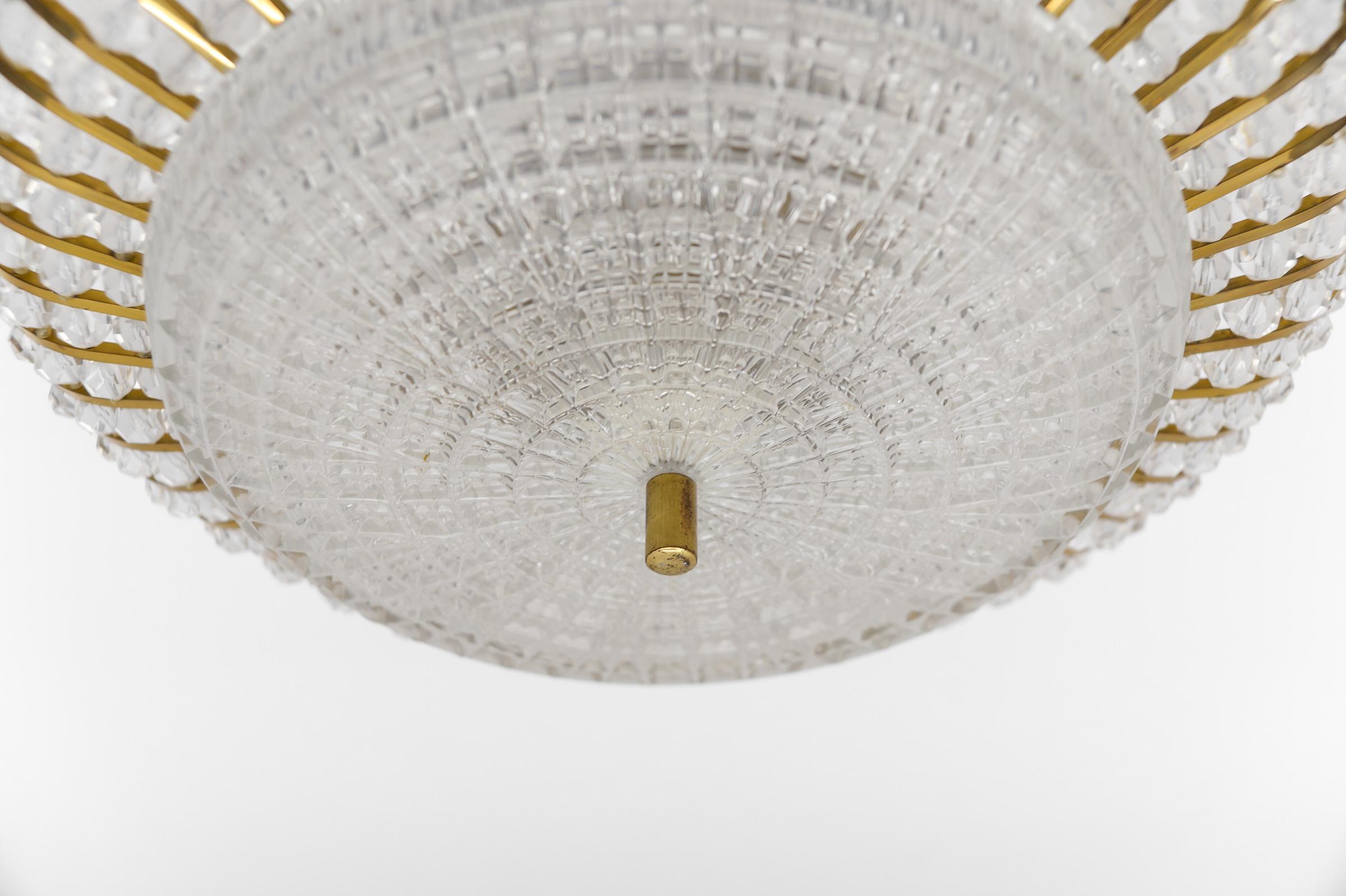 Mid-Century Modern Ceiling Lamp by Emil Stejnar for Rupert Nikoll  1960s   For Sale 4