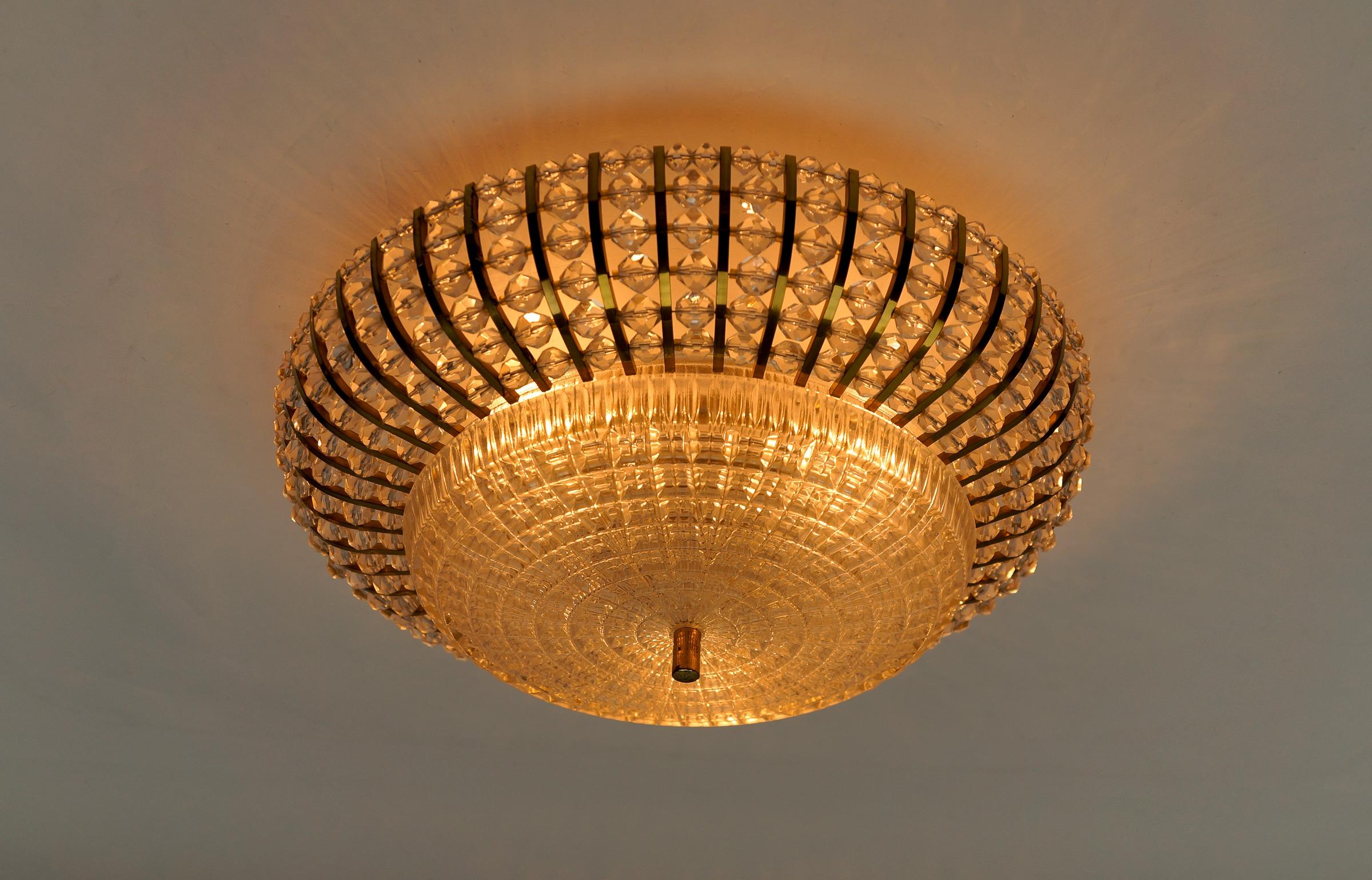 Mid-20th Century Mid-Century Modern Ceiling Lamp by Emil Stejnar for Rupert Nikoll  1960s   For Sale