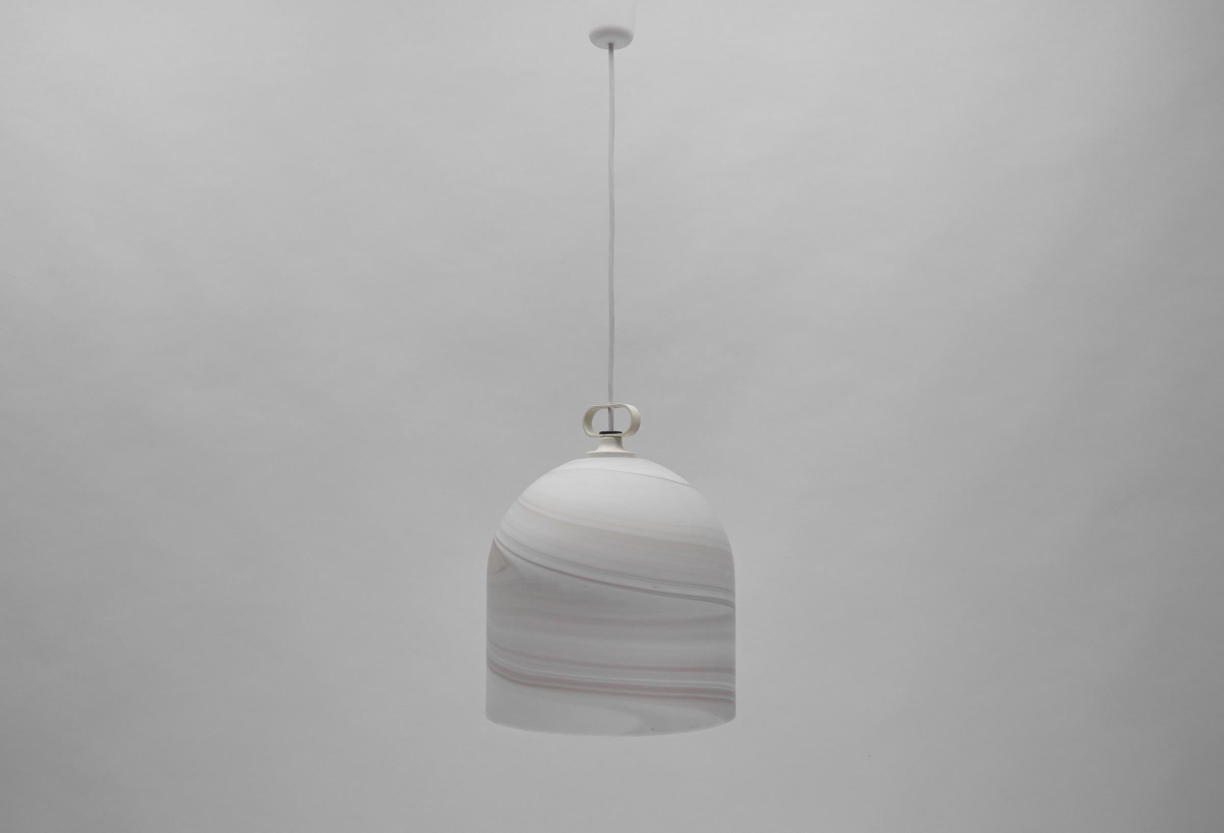 Late 20th Century Mid-Century Modern Ceiling Lamp by Peill & Putzler for Carrara Arte, 1960s  For Sale