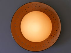 Mid-Century Modern Ceiling Lamp or Sconce by Ernest Igl for Hillebrand 1950s