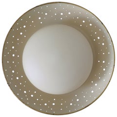 Mid-Century Modern Ceiling Lamp or Sconce by Ernest Igl for Hillebrand 1950s