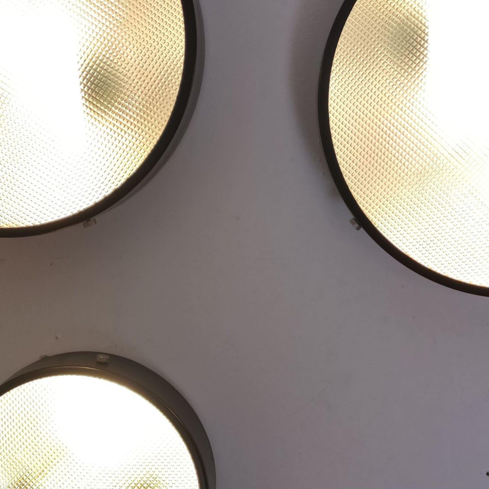 Mid-century modern ceiling lamps mod 3001 Gino Sarfatti for Arteluce, Italy 1950 For Sale 5