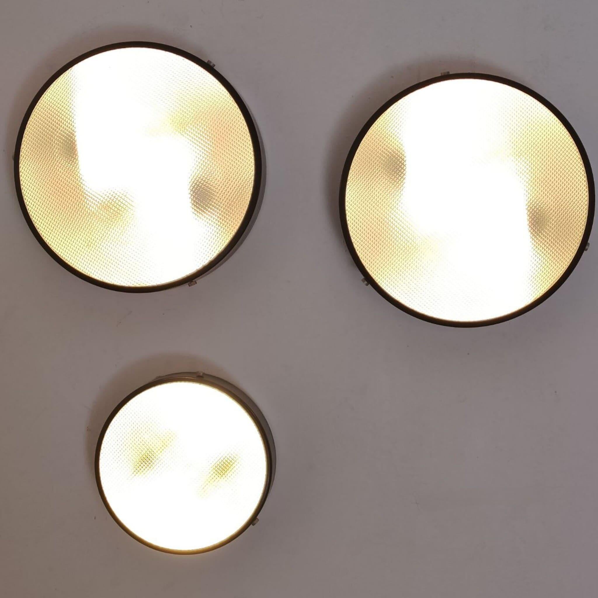 Italian Mid-century modern ceiling lamps mod 3001 Gino Sarfatti for Arteluce, Italy 1950 For Sale