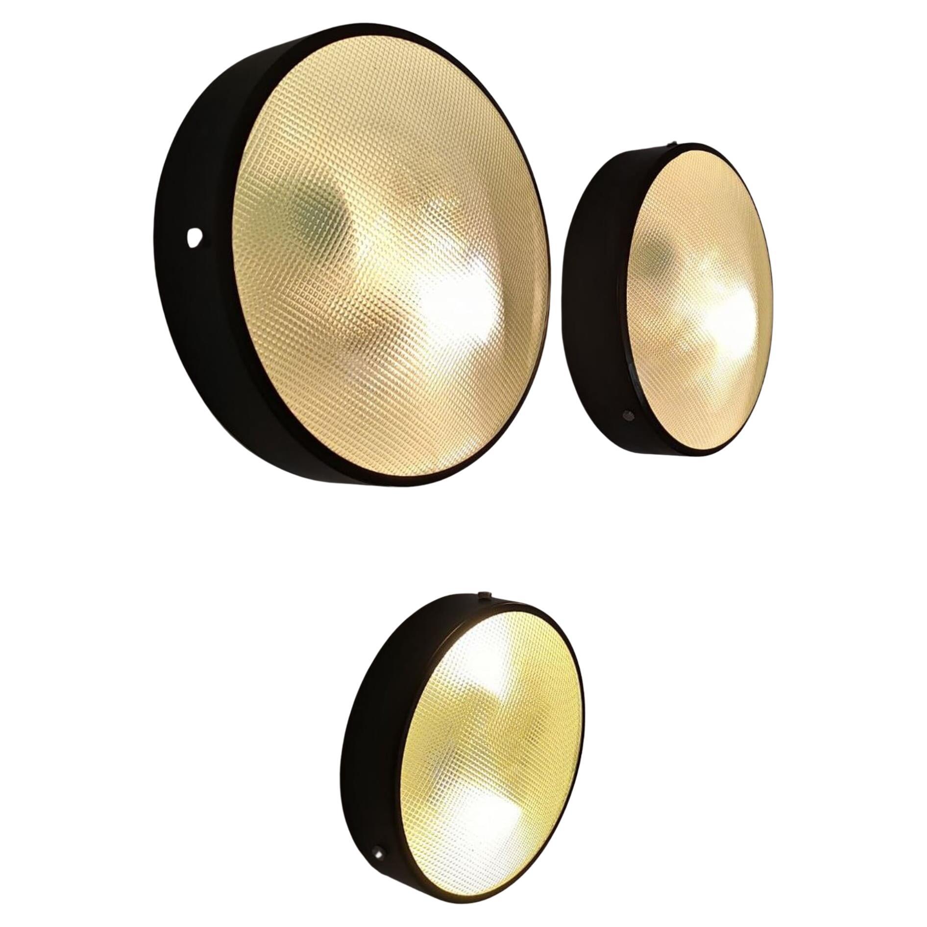 Mid-century modern ceiling lamps mod 3001 Gino Sarfatti for Arteluce, Italy 1950 For Sale
