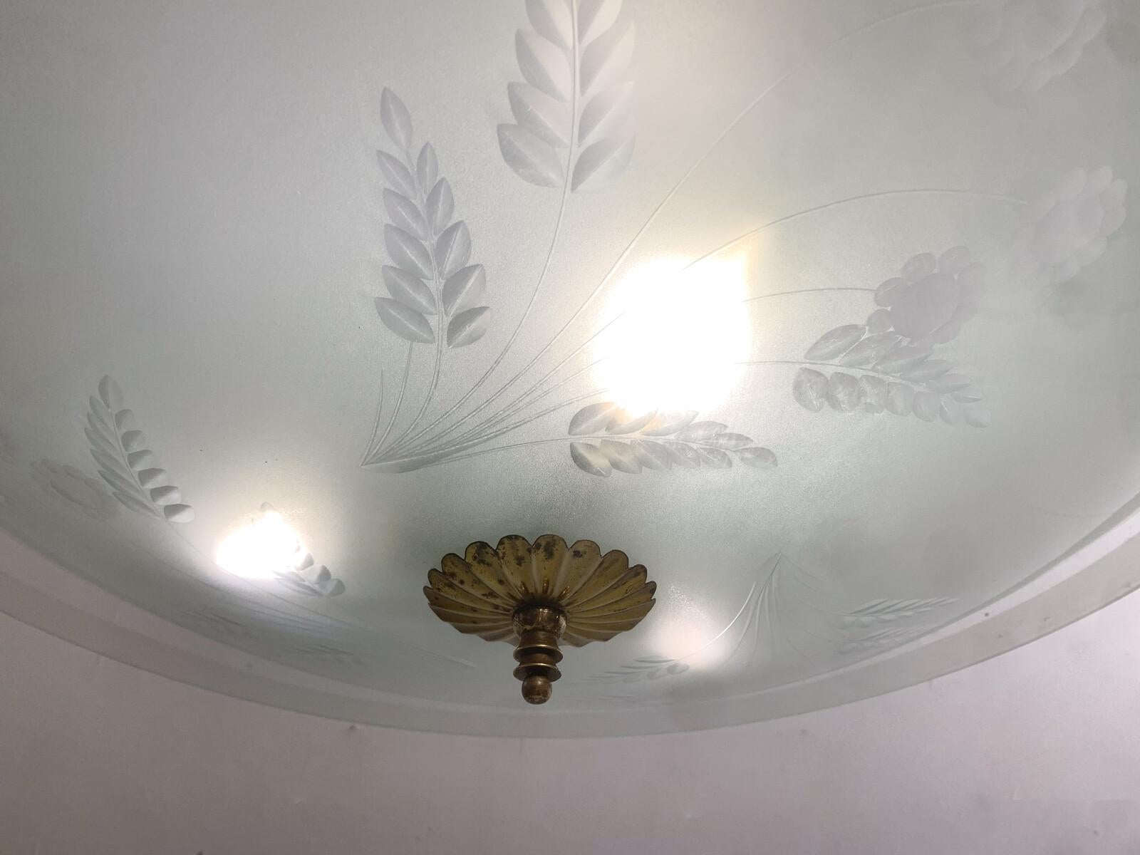 Mid-Century Modern ceiling light.