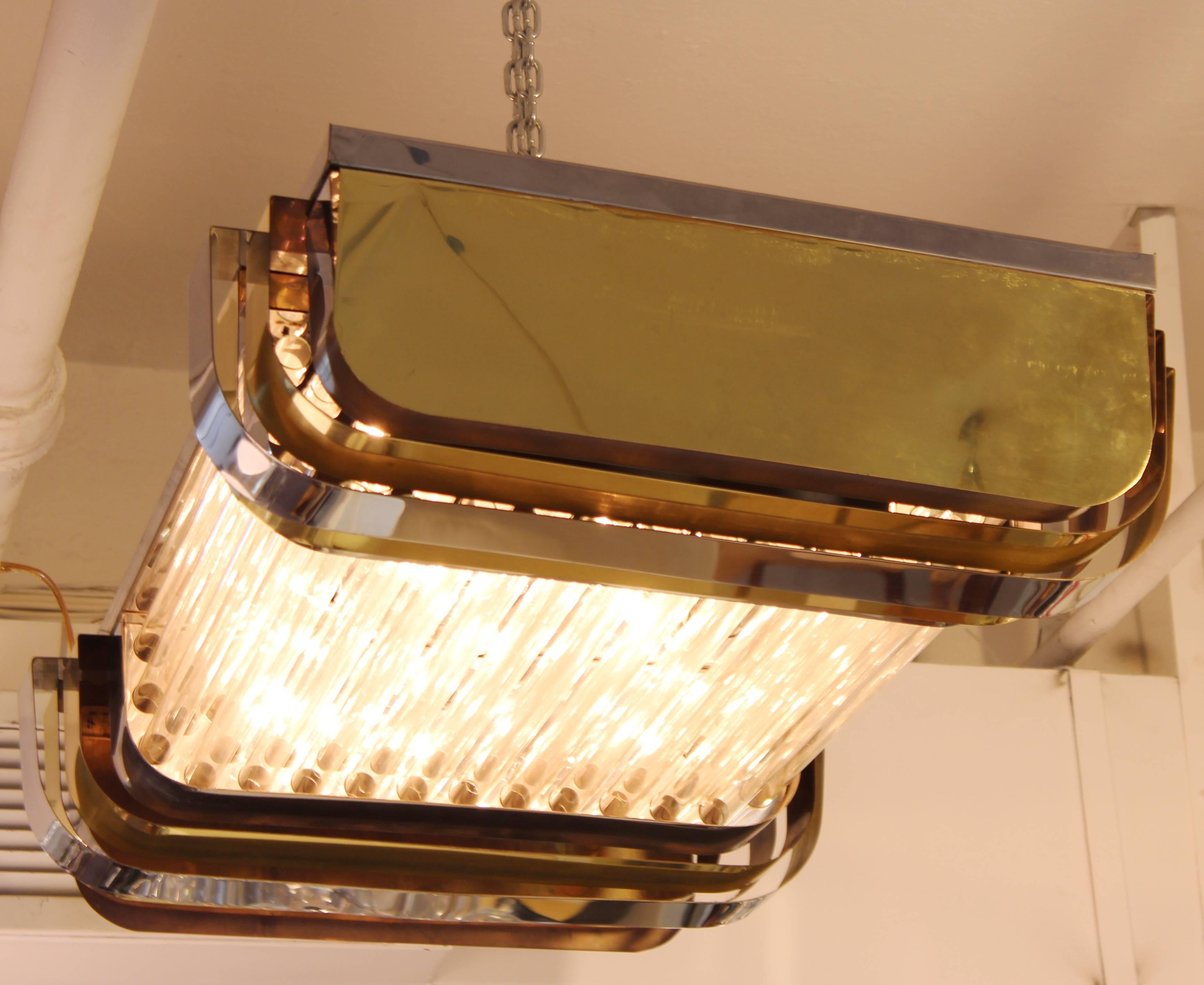 20th Century Mid-Century Modern Ceiling or Wall Light Fixture For Sale