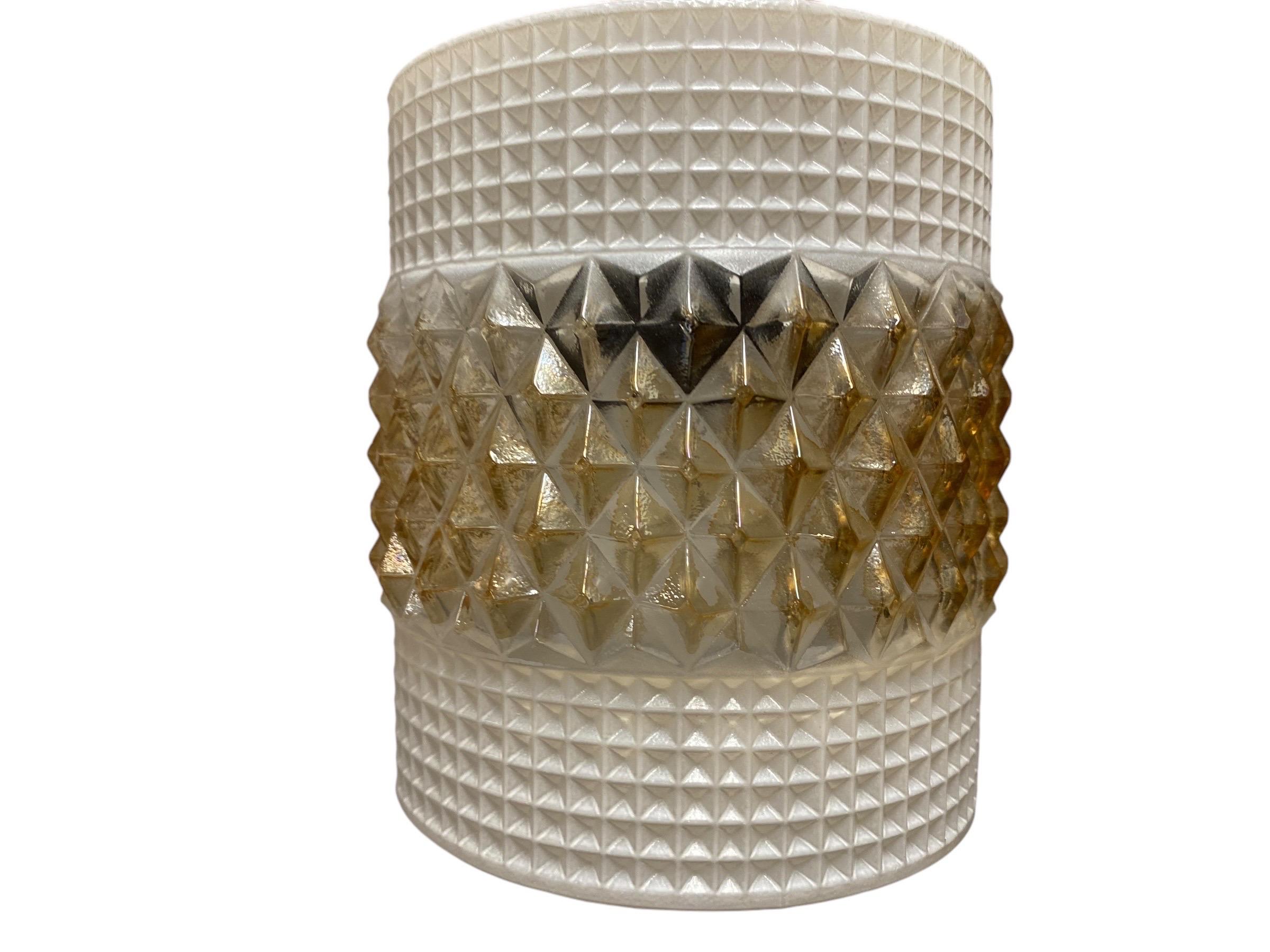 Mid-Century Modern Ceiling Pendant in Brass, Glass and Teak, Aris Finland 1960s For Sale 11