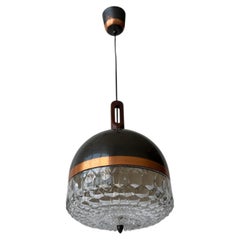 Sospensione a soffitto in stile mid-century modern, Italia circa 1960