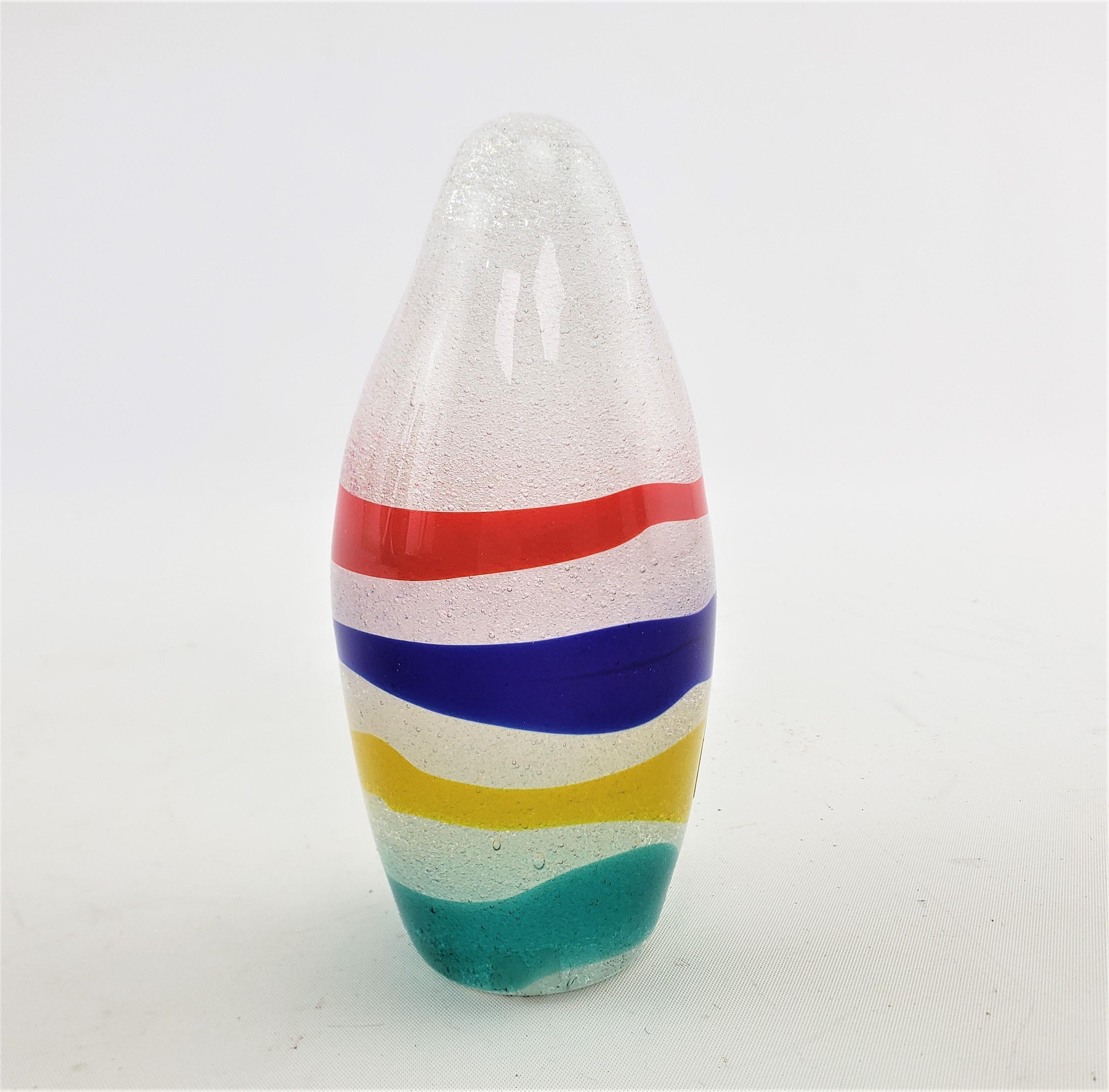 Mid-Century Modern Cenedese Vetri Murano Art Glass Penguin Sculpture For Sale 1
