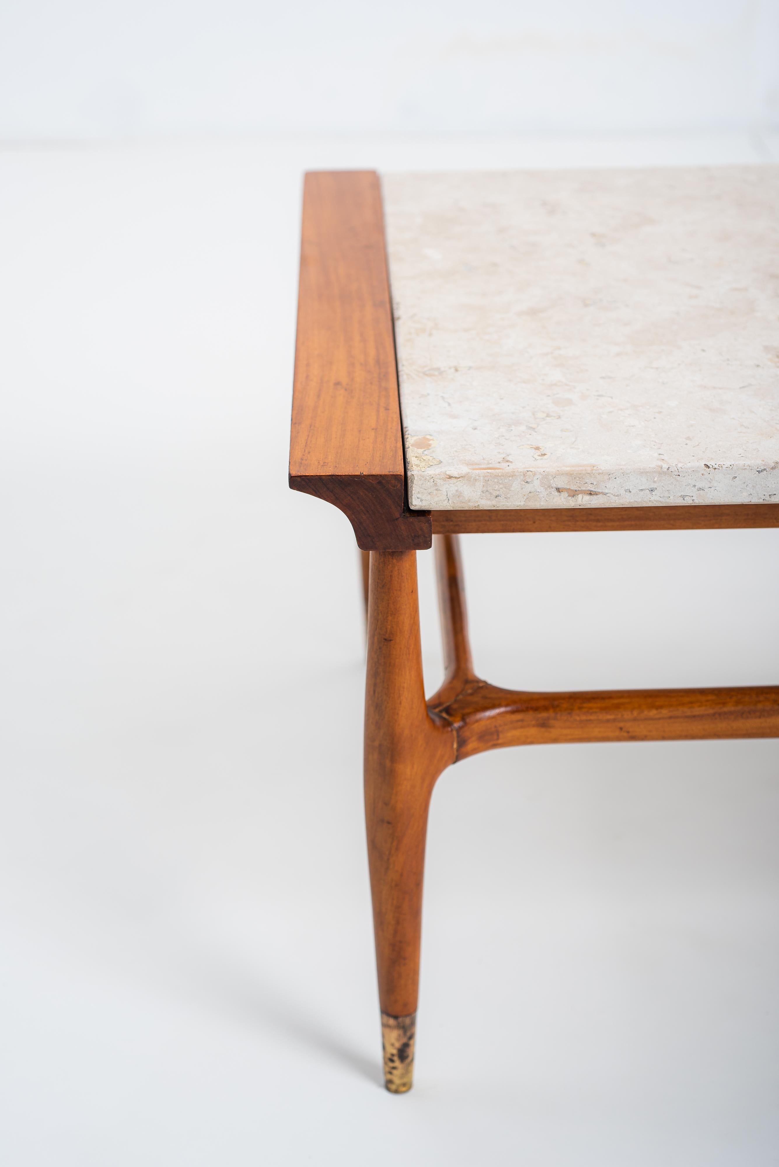 Mid-Century Modern Center table by Giuseppe Scapinelli, Brazil, 1950s For Sale 3