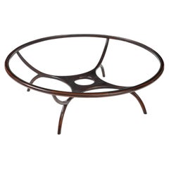 Mid-Century Modern Center Table by Giuseppe Scapinelli, Brazil, 1960s