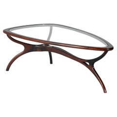 Mid-Century Modern Center Table by Giuseppe Scapinelli, Brazil, 1960s