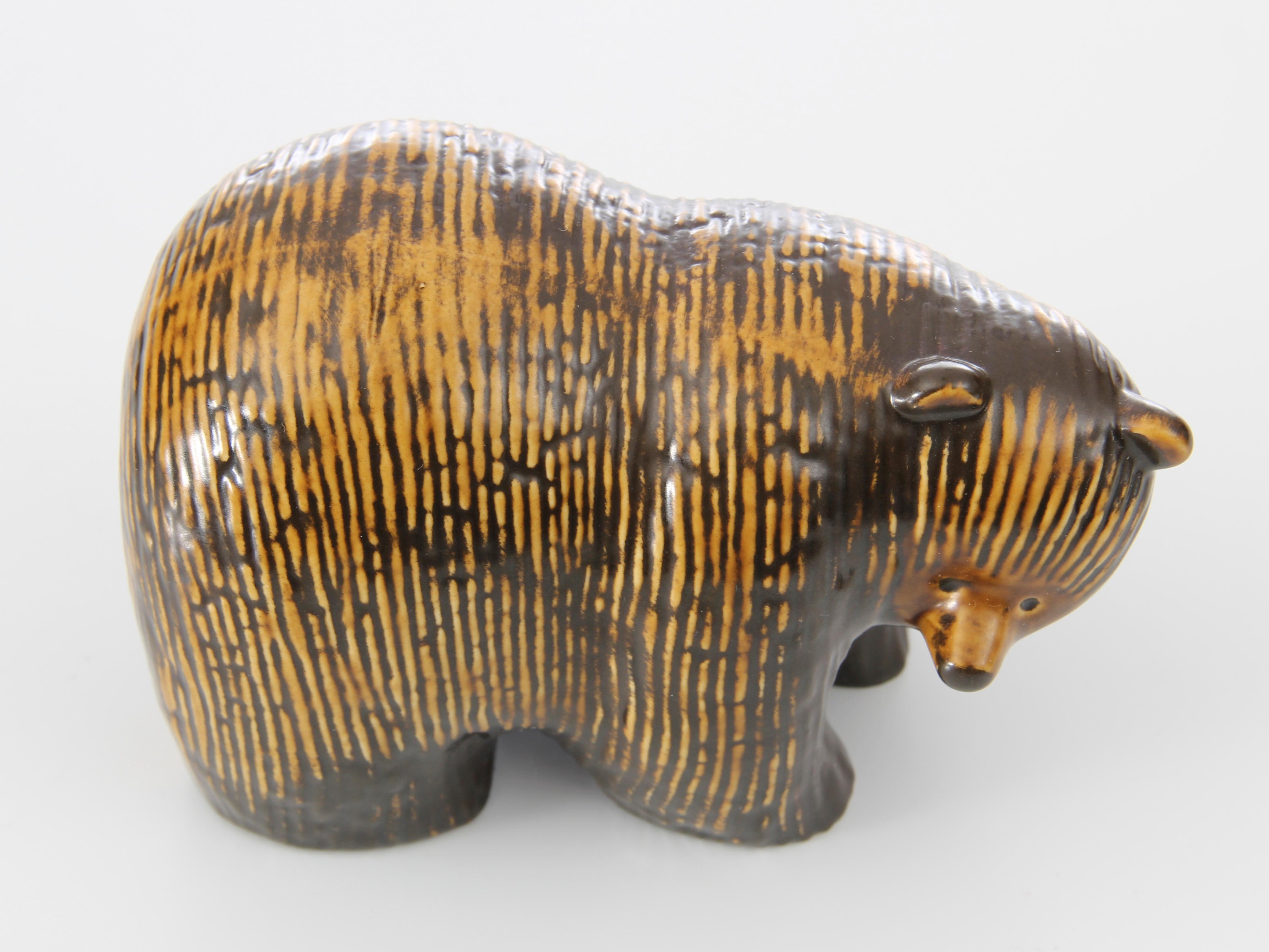 Mid-Century Modern Ceramic Bear by Lisa Larson 1
