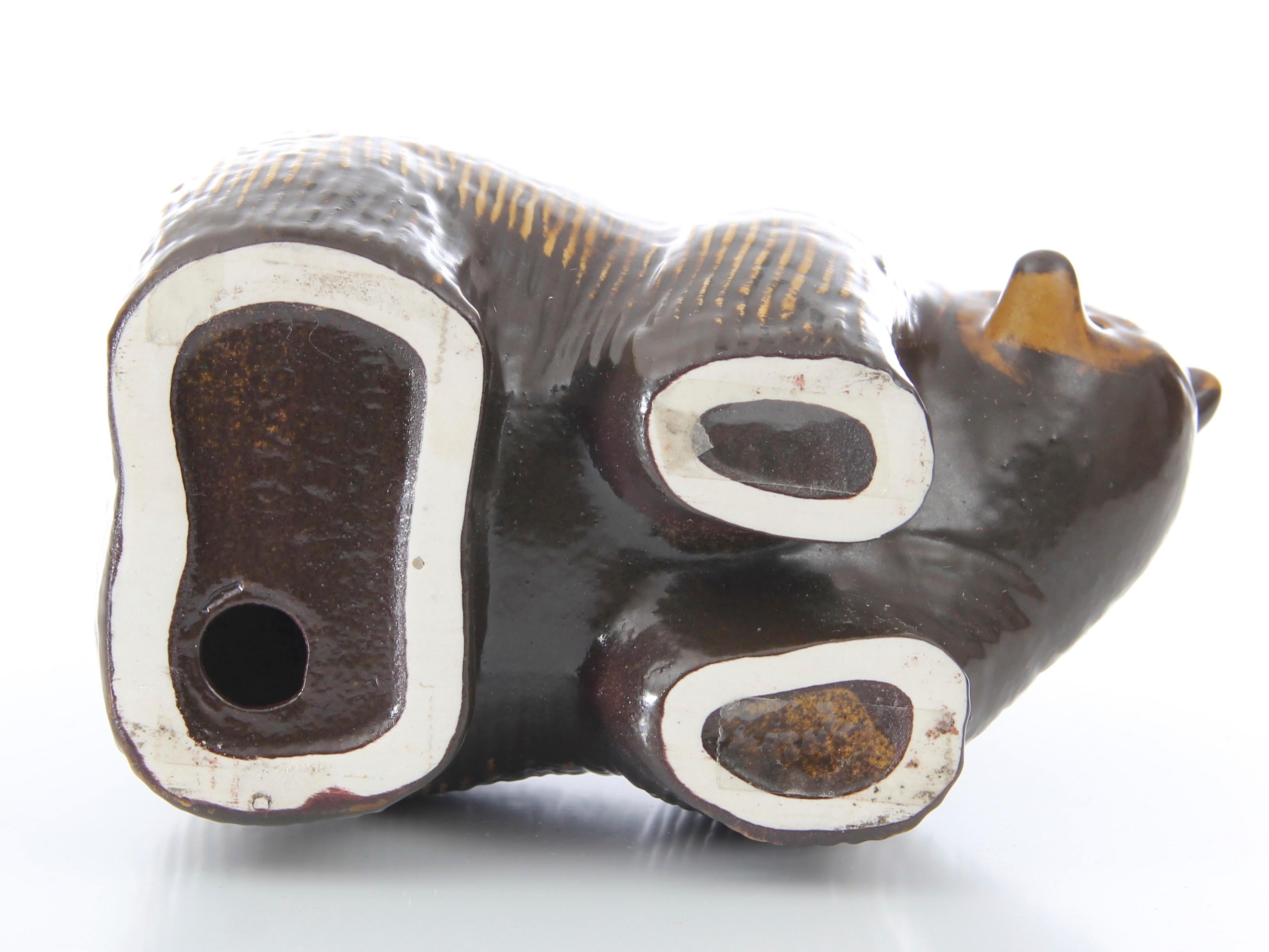 Mid-Century Modern Ceramic Bear by Lisa Larson 2
