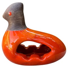 Mid Century Modern Ceramic " Bird " Ashtray by Jaru California Pottery Mid Century Modern Ceramic " Bird " Ashtray by Jaru California Pottery