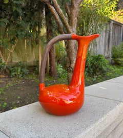 Mid Century Modern Ceramic " Bird " Pitcher by Jaru California Pottery