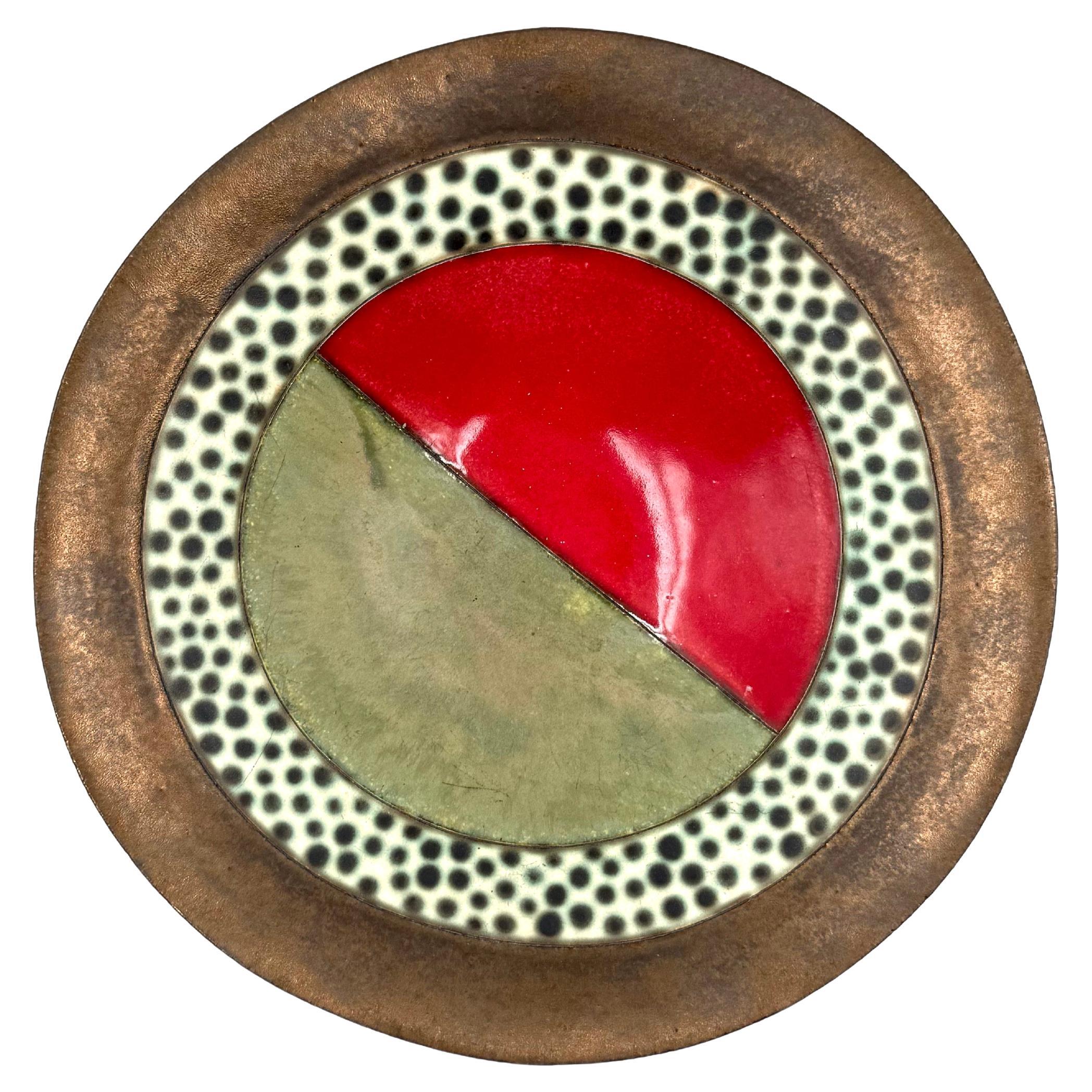 Mid-century modern ceramic bowl, France 1970s