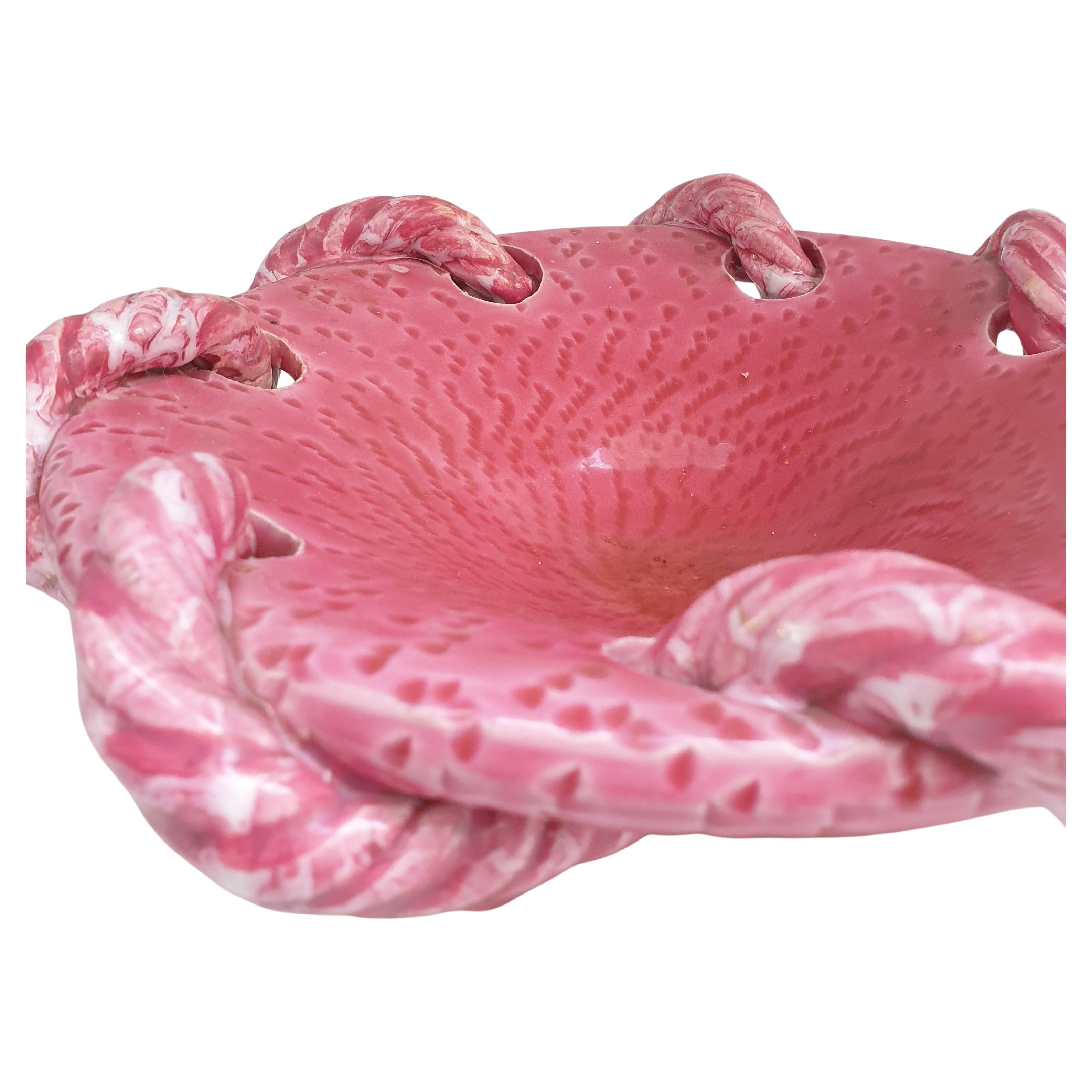 French Mid-Century Modern Ceramic Bowl from Vallauris, France For Sale