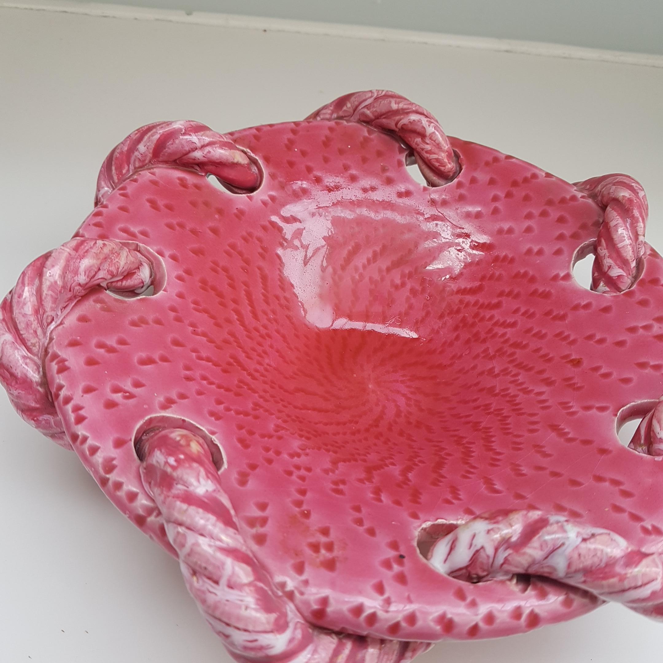 Mid-Century Modern Ceramic Bowl from Vallauris, France In Good Condition For Sale In London, GB