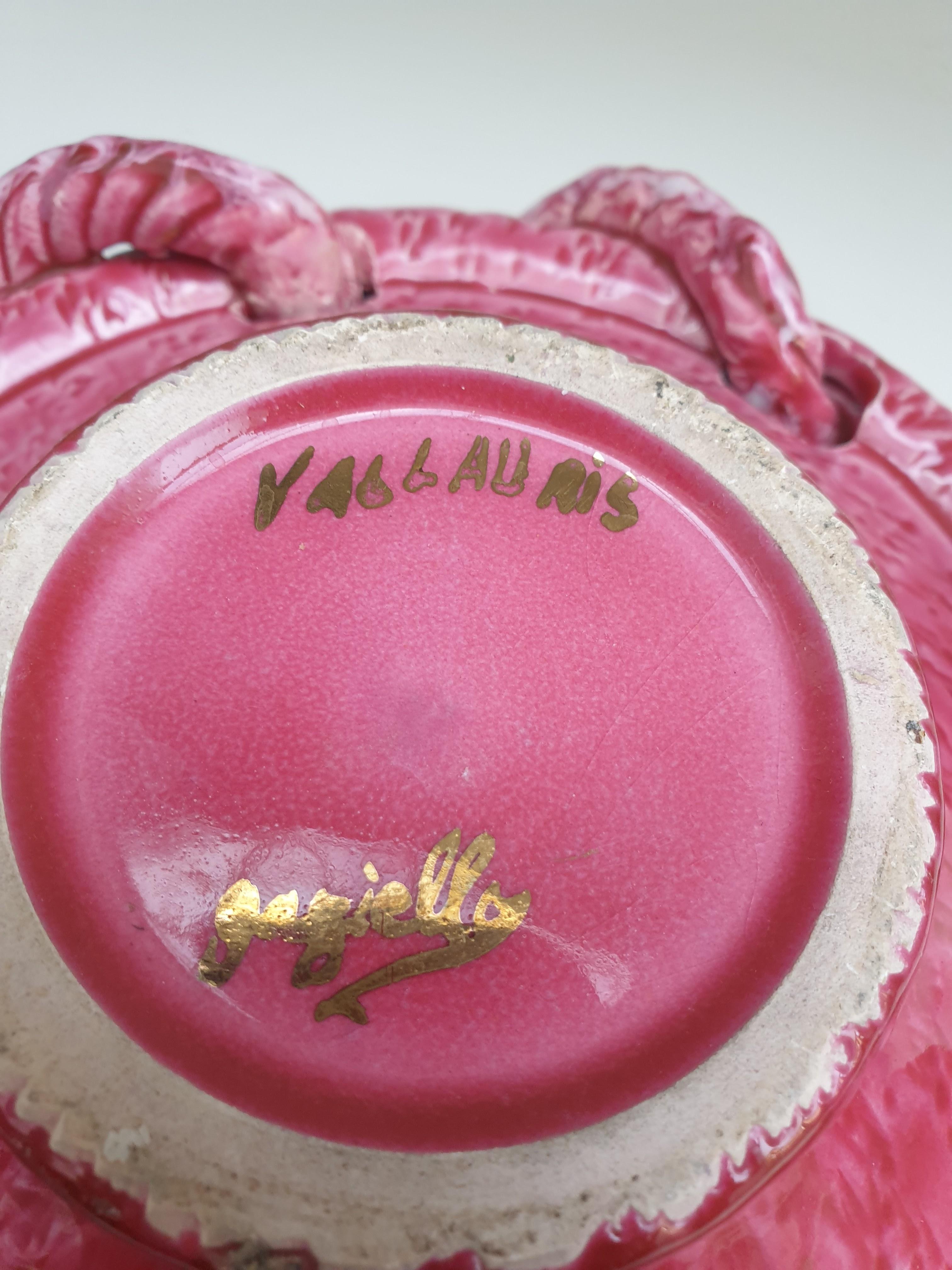 20th Century Mid-Century Modern Ceramic Bowl from Vallauris, France For Sale
