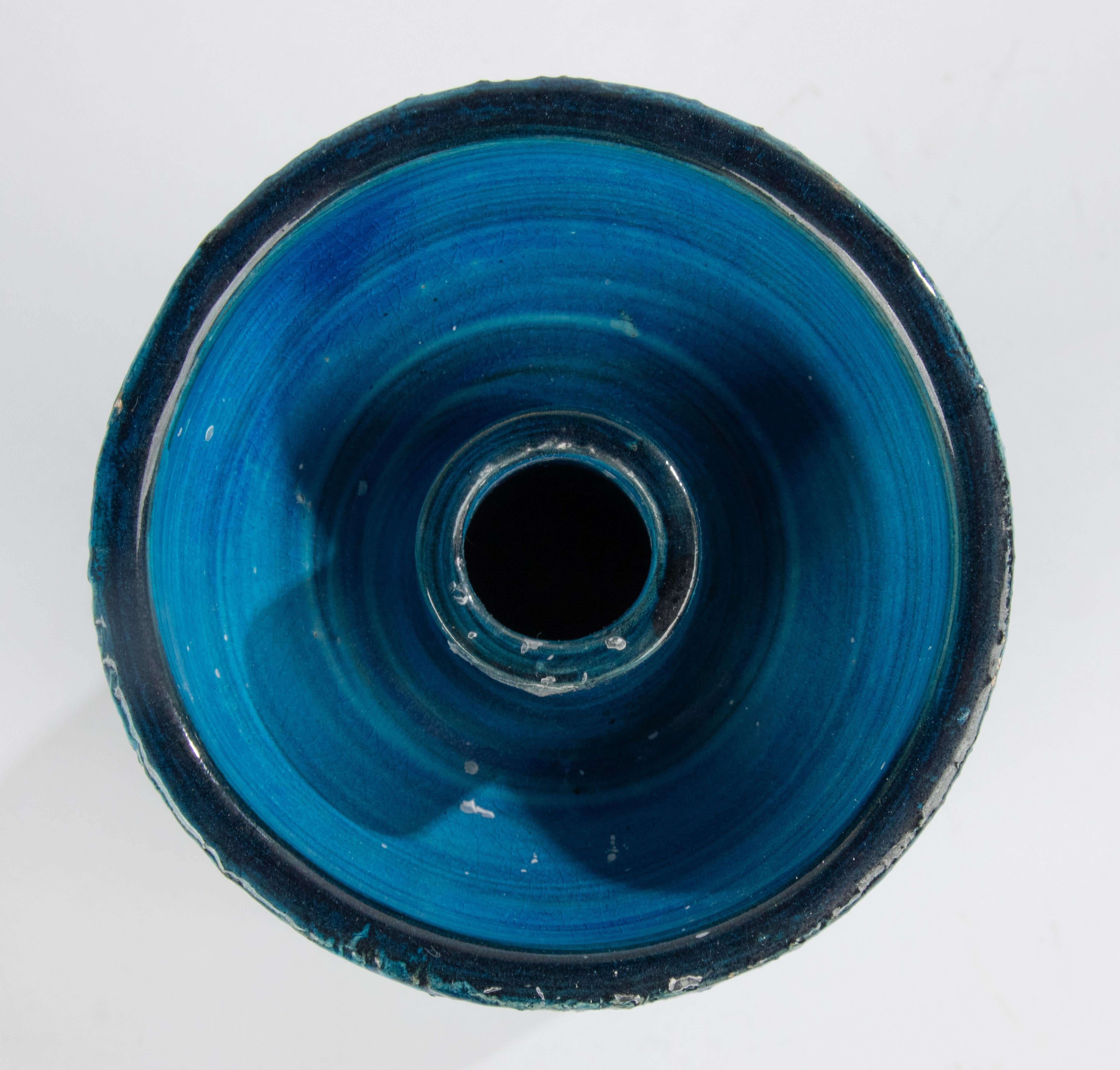  Moderner Kerzenhalter aus Keramik aus der Mitte des Jahrhunderts – Bitossi Aldo Londi im Angebot 1