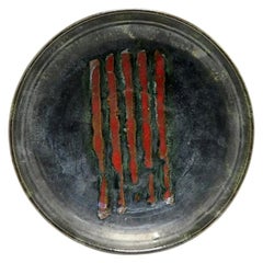 Mid-Century Modern Ceramic Decorative Wall Plate, 1970s