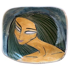 Moderne Keramikschale aus der Mitte des Jahrhunderts von Noe Suro