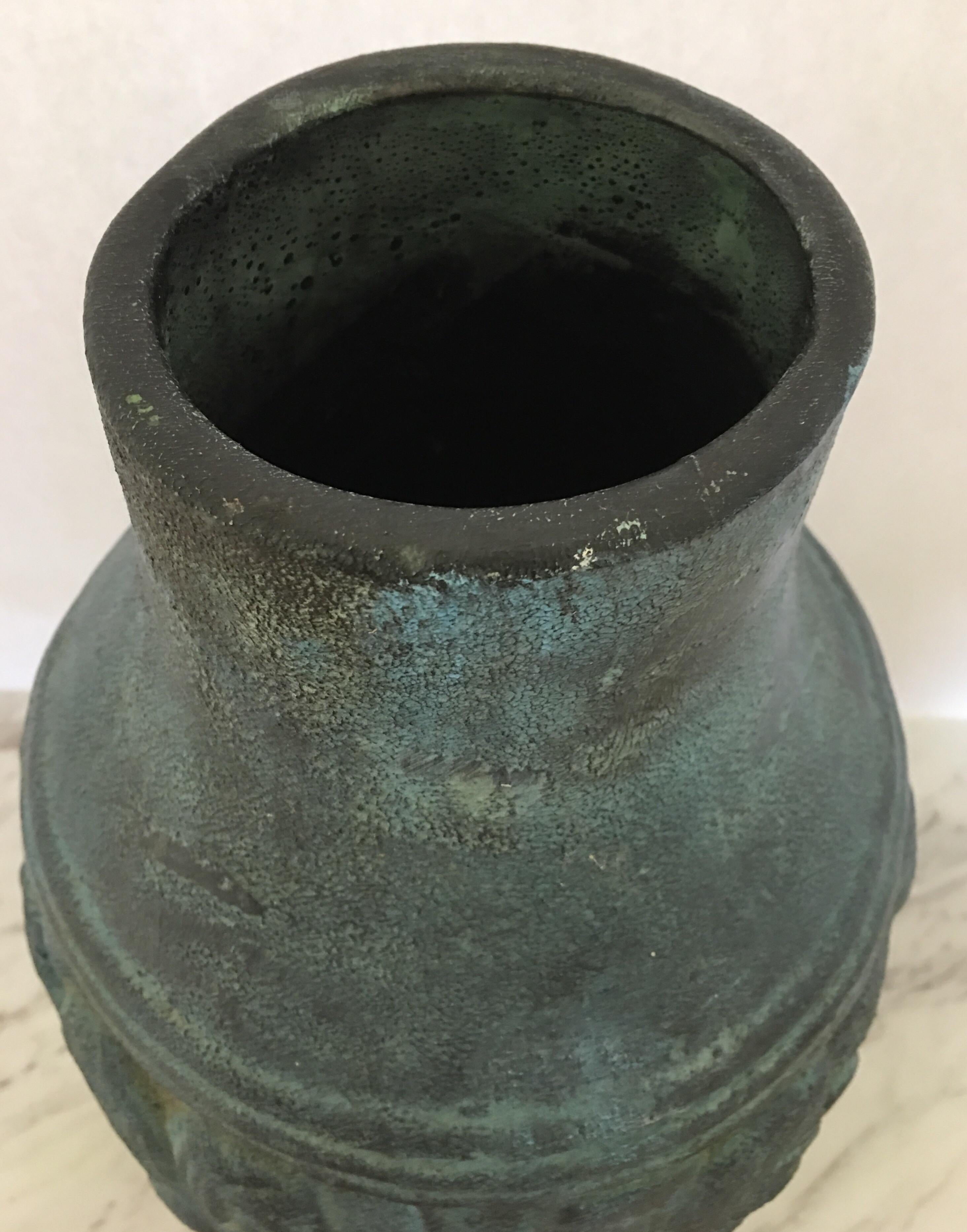 Mid-Century Modern Ceramic Figure Pottery Vase, Spain 4