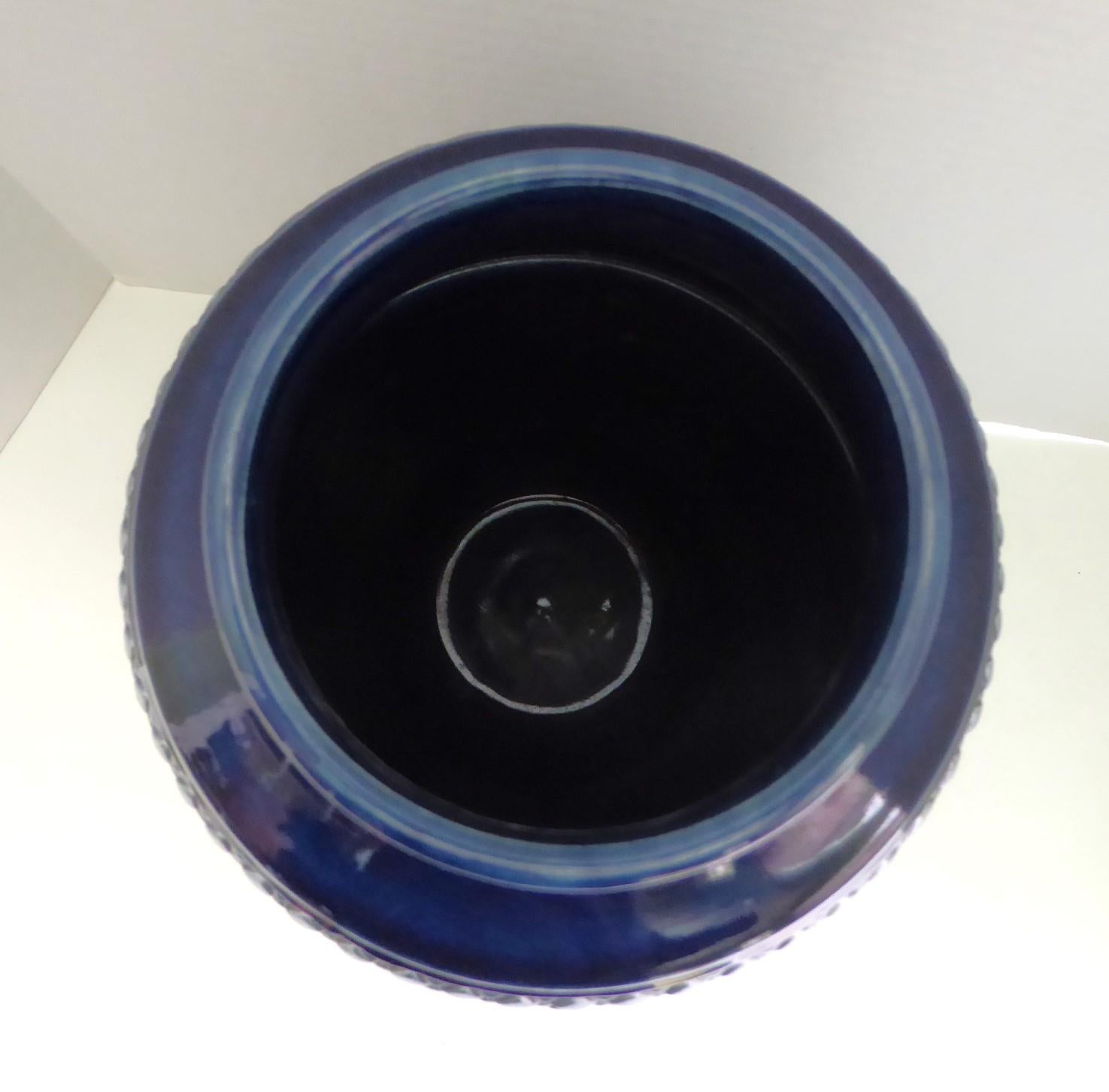 Vaso da terra in ceramica del Mid Century Modern di Jasba Germania 1960 in vendita 2