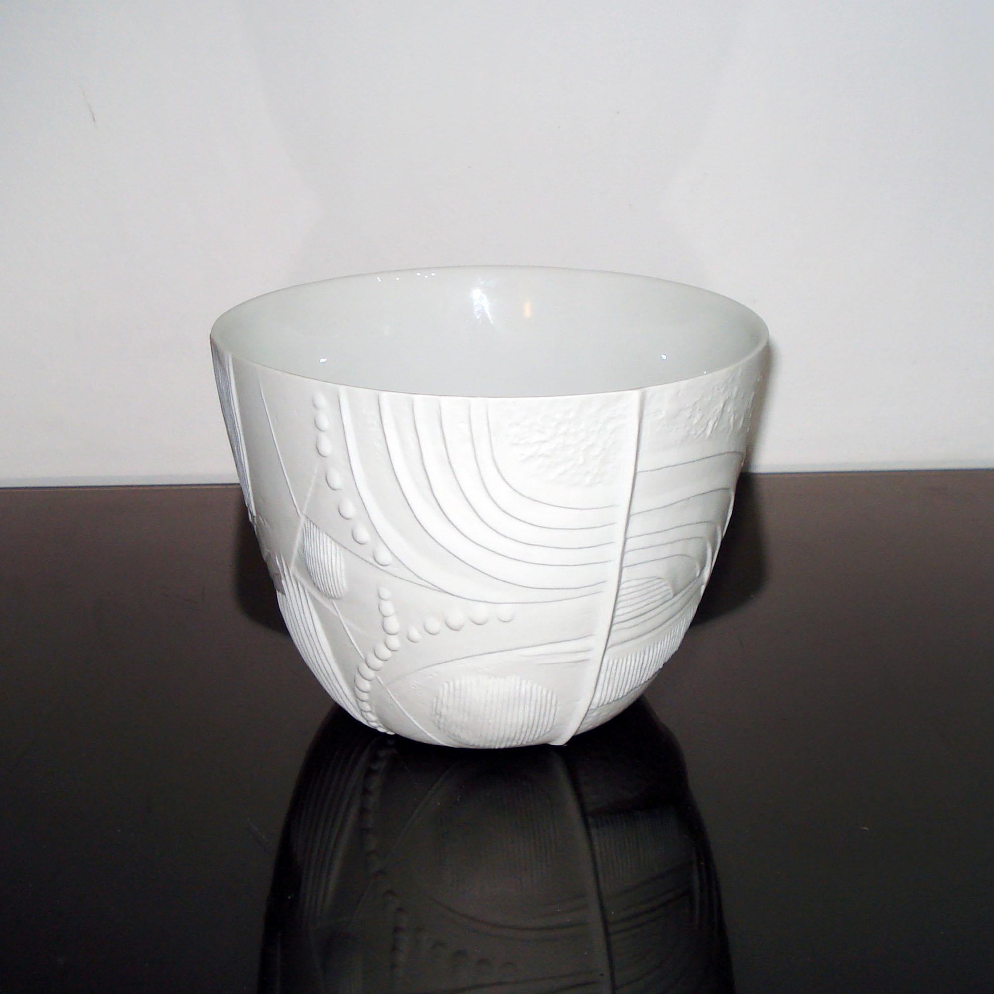 Late 20th Century Mid-Century Modern Ceramic Flower Pot Designed by Bertil Vallien for Rörstrand