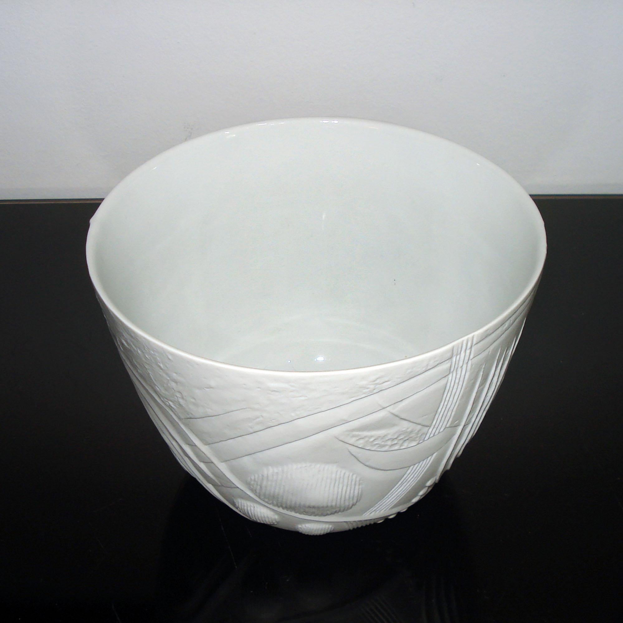 Mid-Century Modern Ceramic Flower Pot Designed by Bertil Vallien for Rörstrand 2