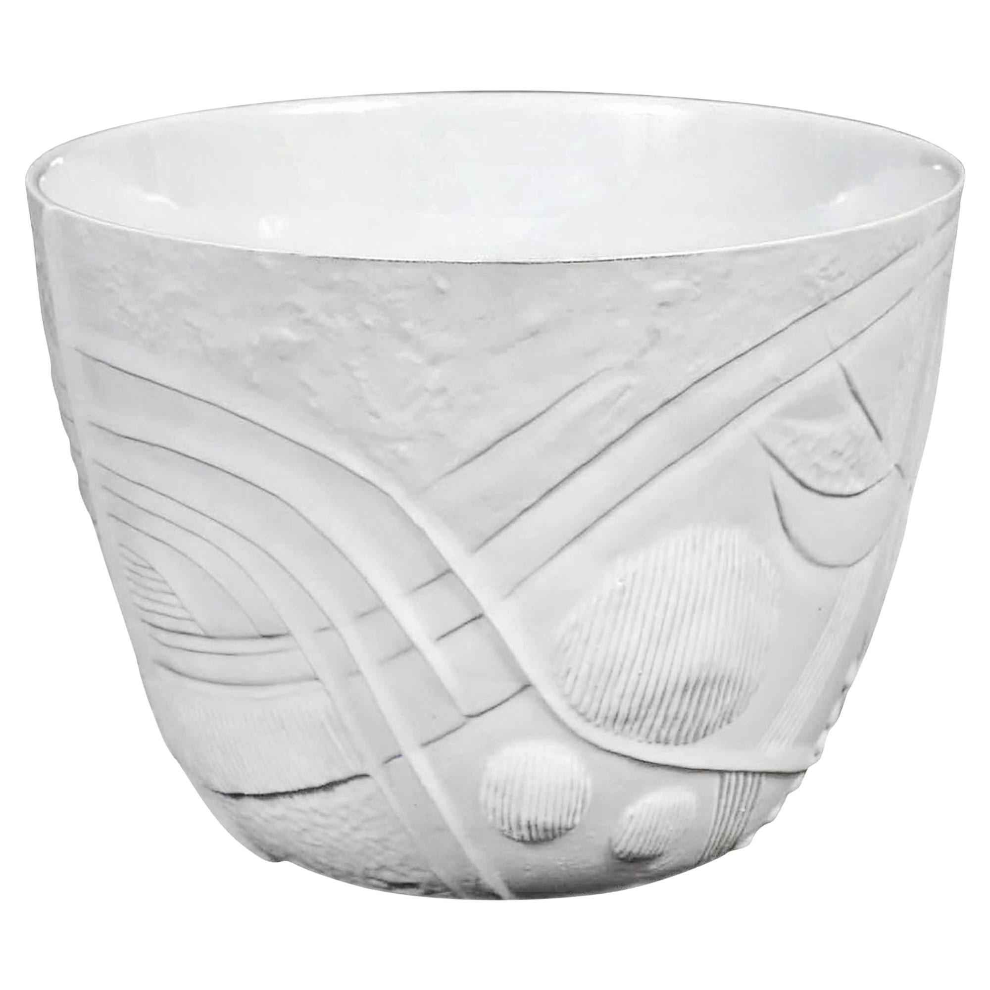 Mid-Century Modern Ceramic Flower Pot Designed by Bertil Vallien for Rörstrand
