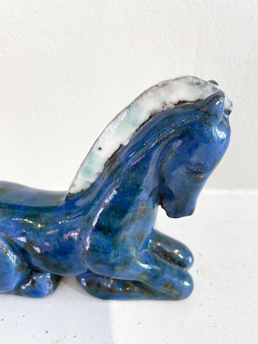 Mid-Century Modern Ceramic Horse, Germany 2