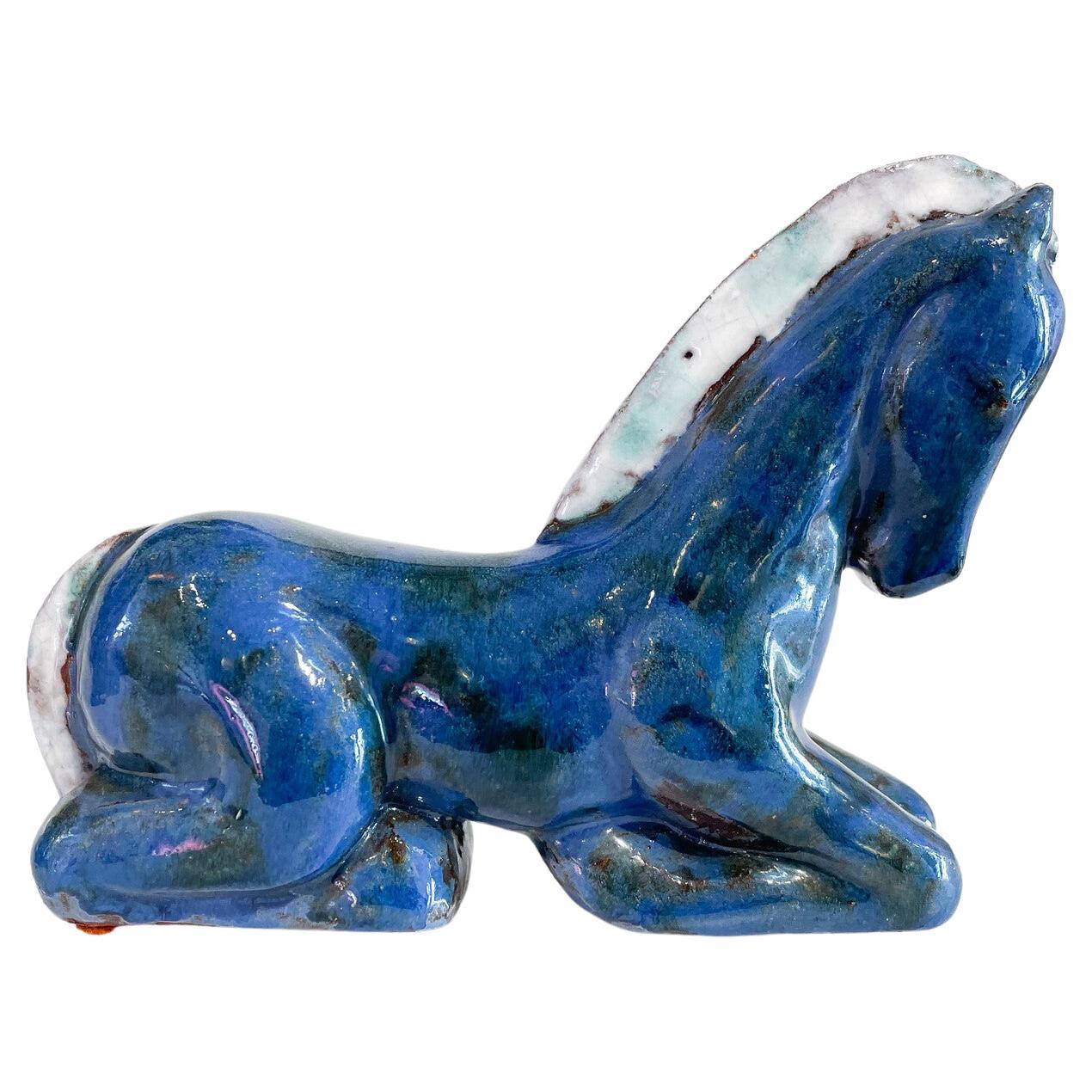 Mid-Century Modern Ceramic Horse, Germany