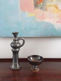 Mid century Modern ceramic jug and bowl by Jean Marais