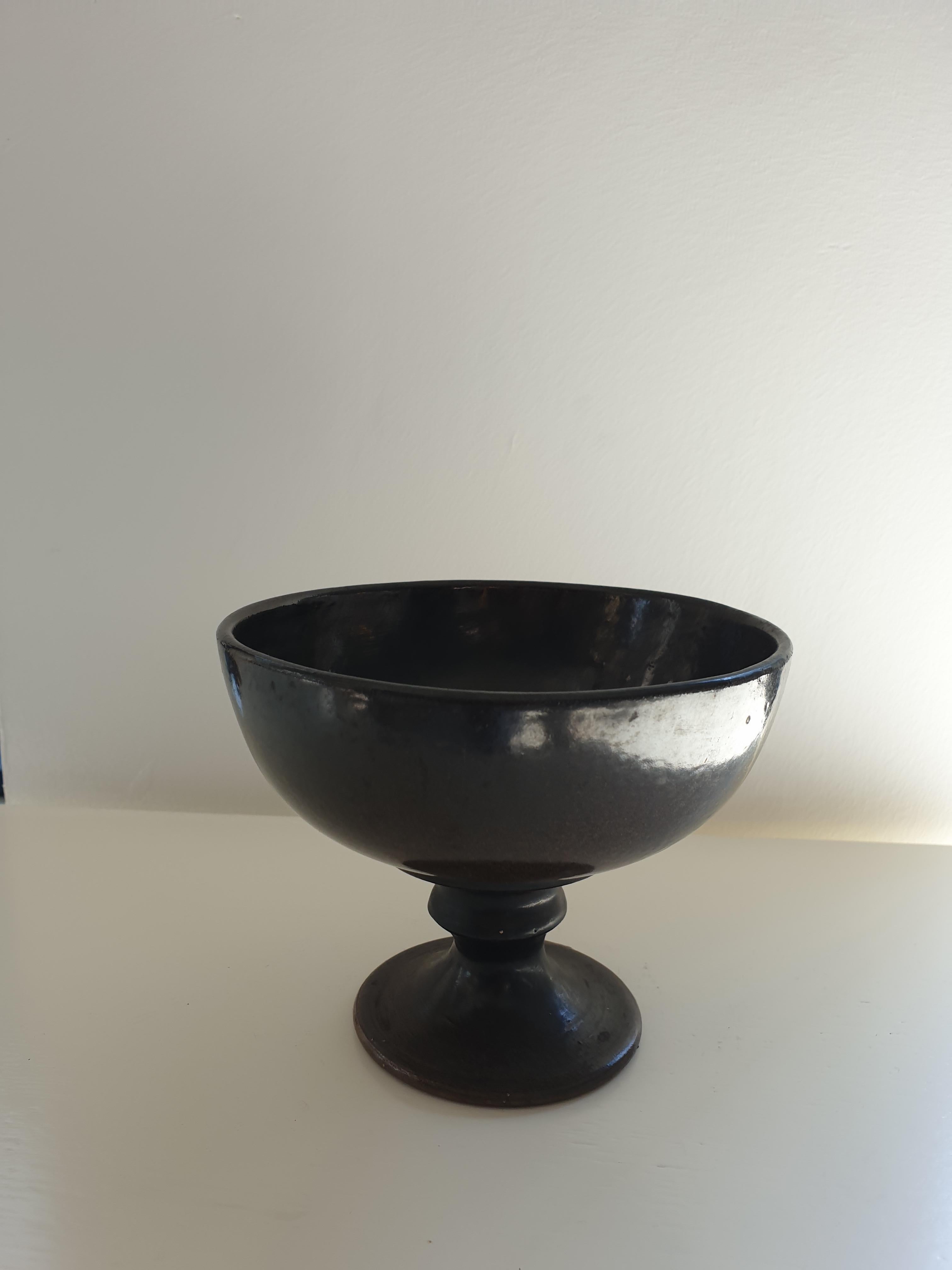 Clay Mid century Modern ceramic jug and bowl by Jean Marais For Sale