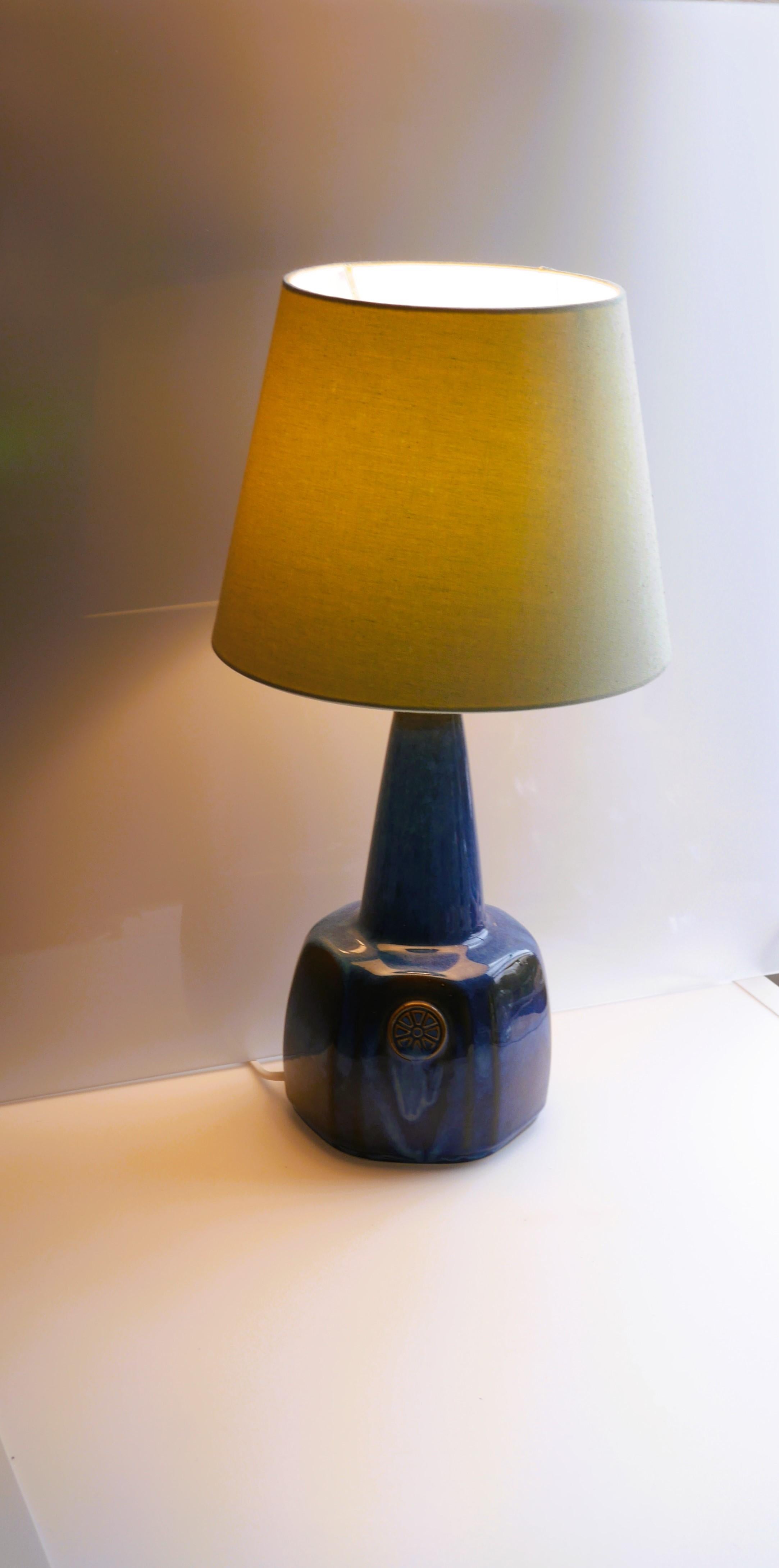 Swedish Mid-Century Modern Ceramic Lamp Base by Einar Johansen for Söholm, Denmark For Sale
