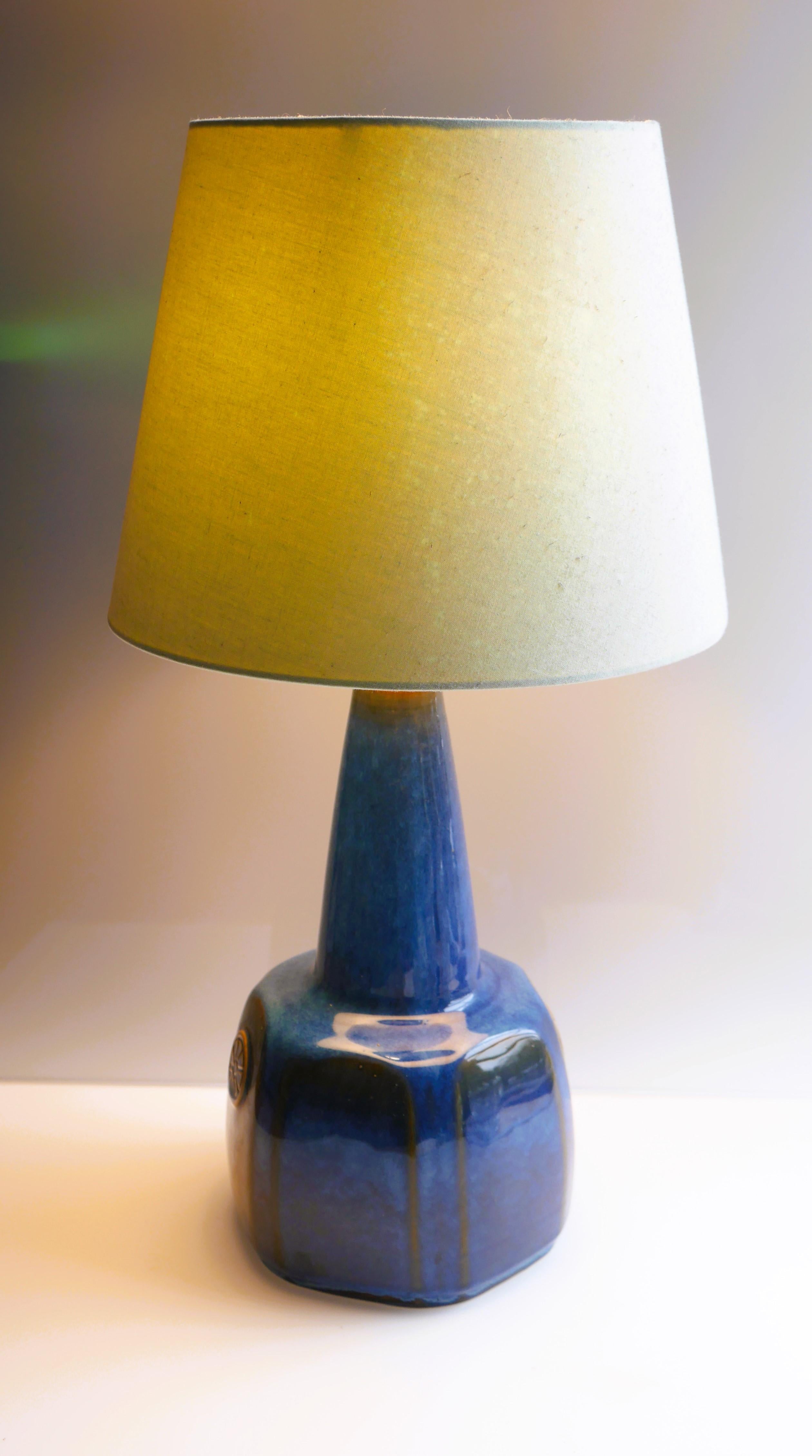 Mid-Century Modern Ceramic Lamp Base by Einar Johansen for Söholm, Denmark For Sale 1