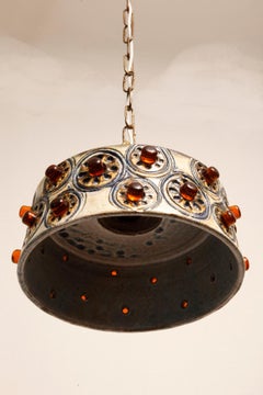 Mid-Century Modern, Ceramic Lamp, Denmark, 1960s