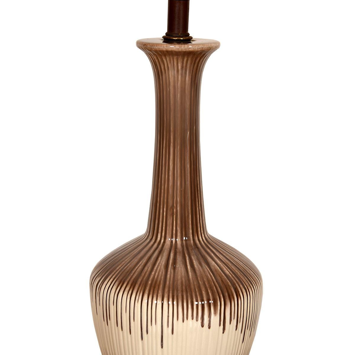 Mid-Century Modern Ceramic Lamp For Sale 1